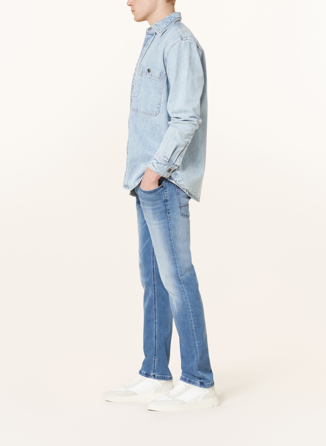 MAC Džíny Modern Slim Fit, Barva: H239 Light Blue (Obrázek 4)