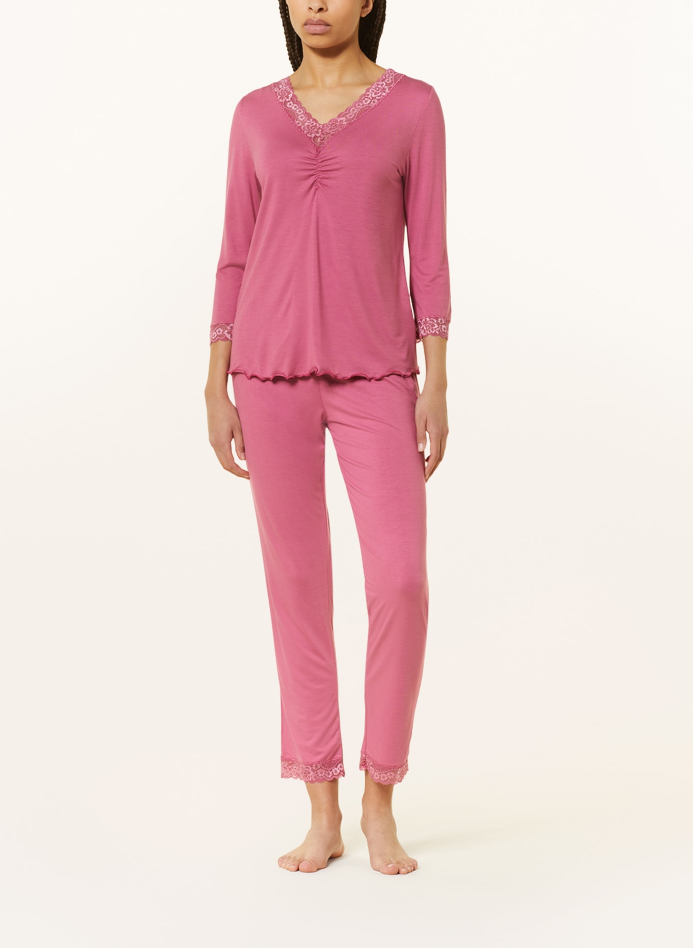 darling harbour 7/8-Schlafhose: PINK