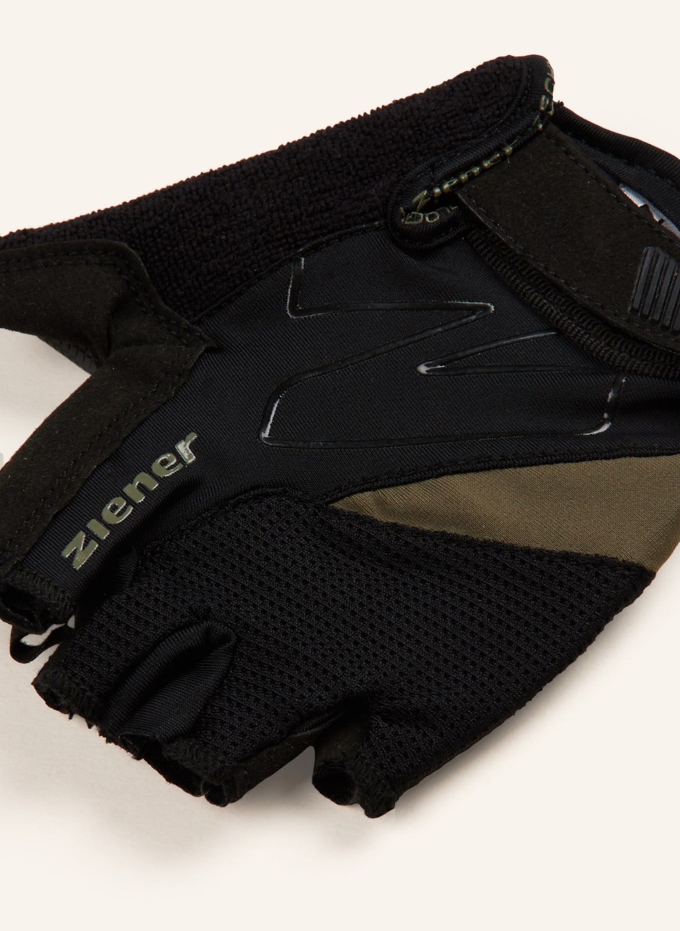 CRAVE in black/ gloves Cycling ziener khaki