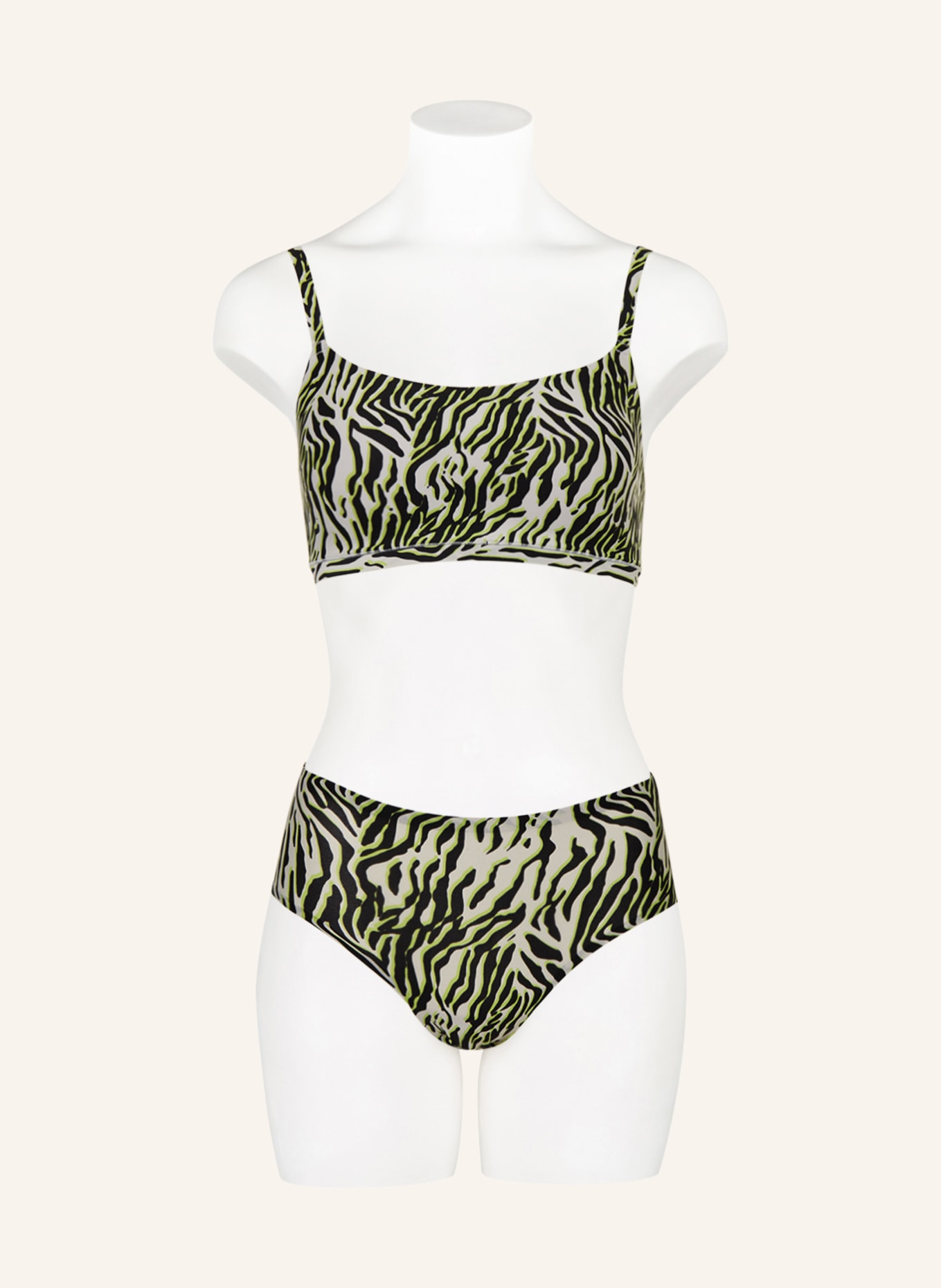 CHANTELLE Bralette SOFTSTRETCH , Color: BLACK/ GREEN (Image 2)