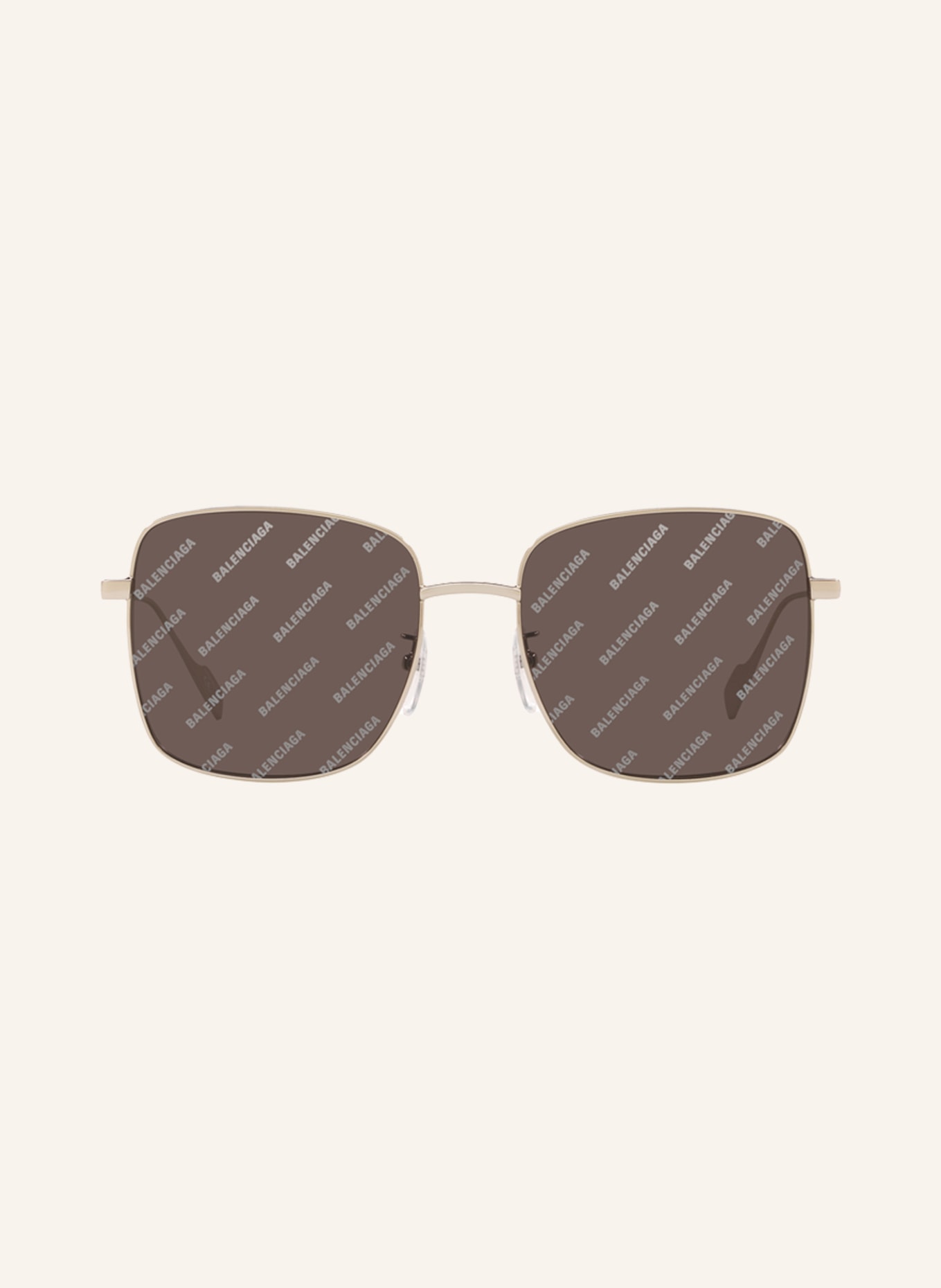 BALENCIAGA Sunglasses BB0087SK, Color: 4240L8 - SILVER/BROWN (Image 2)