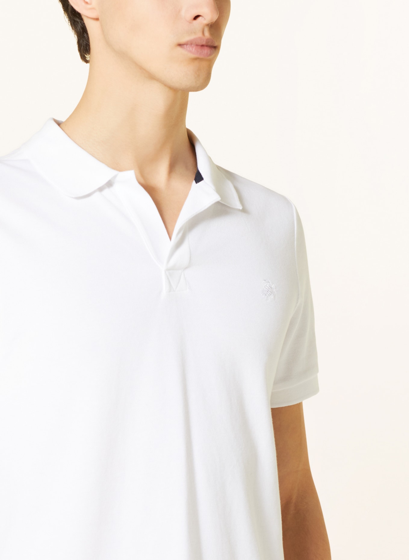 VILEBREQUIN Piqué-Poloshirt, Farbe: WEISS (Bild 4)