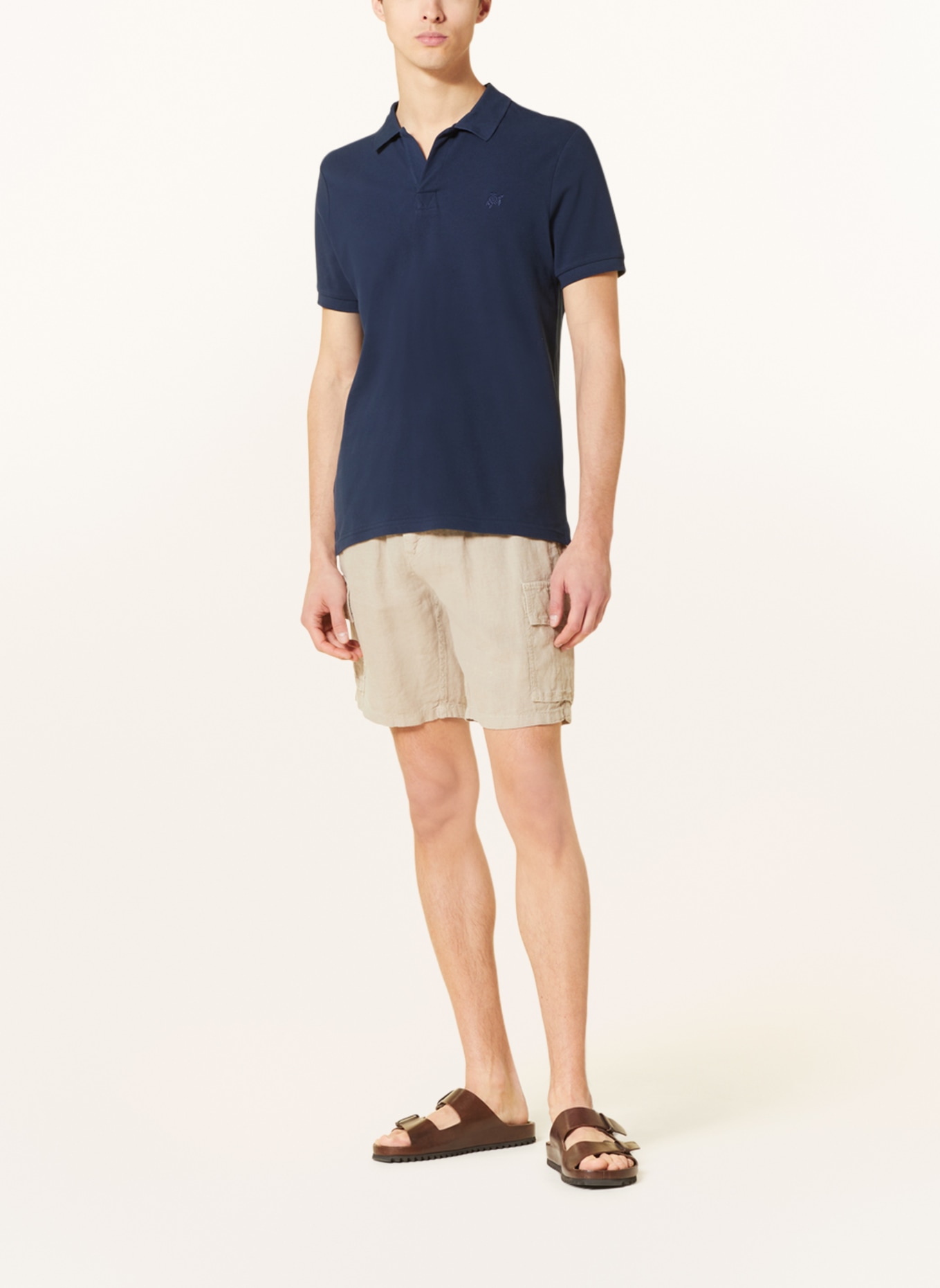 VILEBREQUIN Piqué polo shirt, Color: DARK BLUE (Image 2)