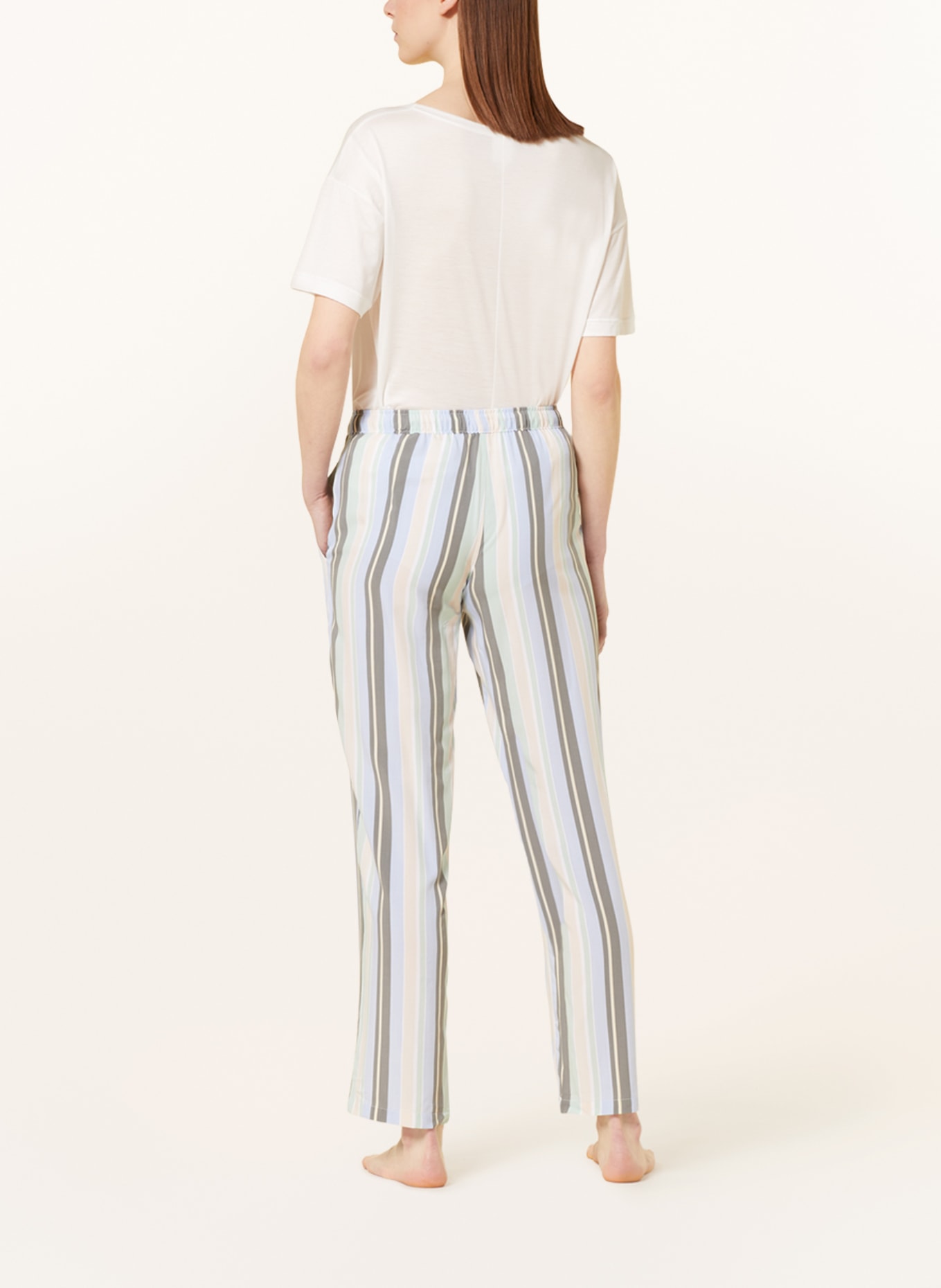 SCHIESSER Spodnie od piżamy MIX+RELAX, Kolor: JASNOZIELONY/ JASNONIEBIESKI (Obrazek 3)