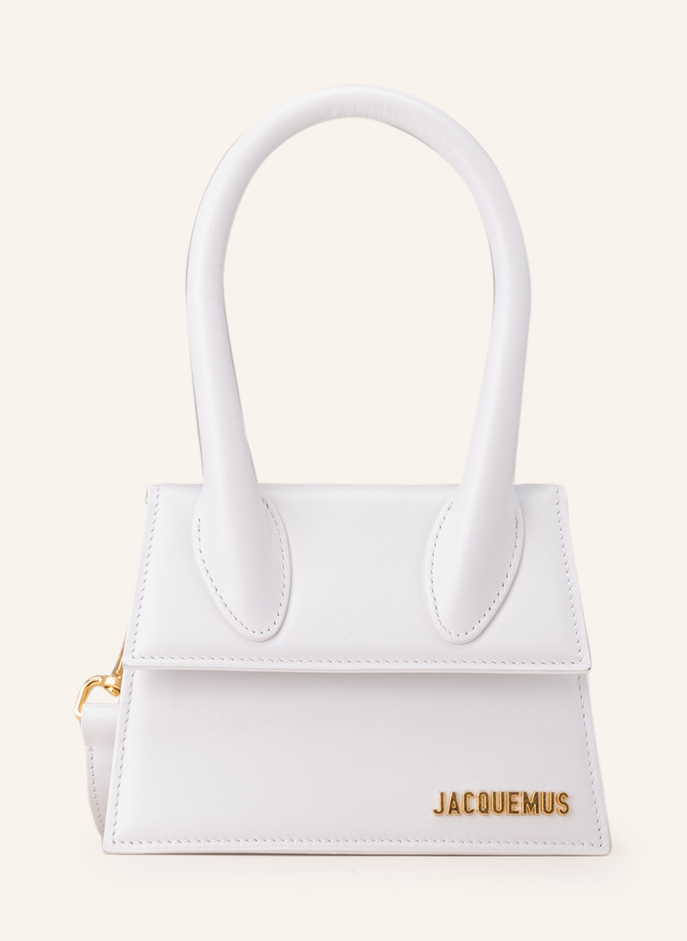 JACQUEMUS Handbag LE CHIQUITO MOYEN, Color: WHITE (Image 1)