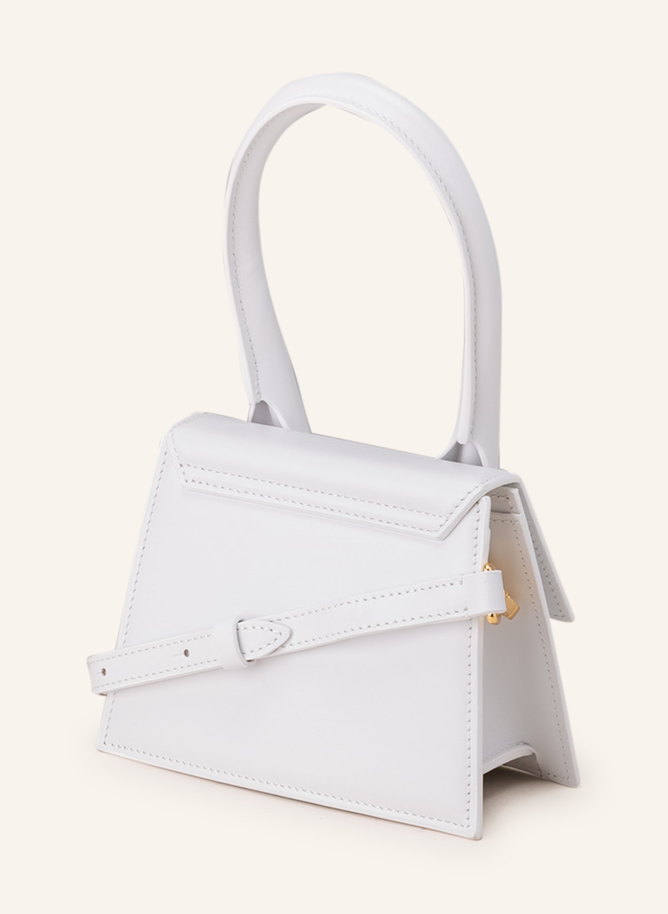 JACQUEMUS Handbag LE CHIQUITO MOYEN, Color: WHITE (Image 2)