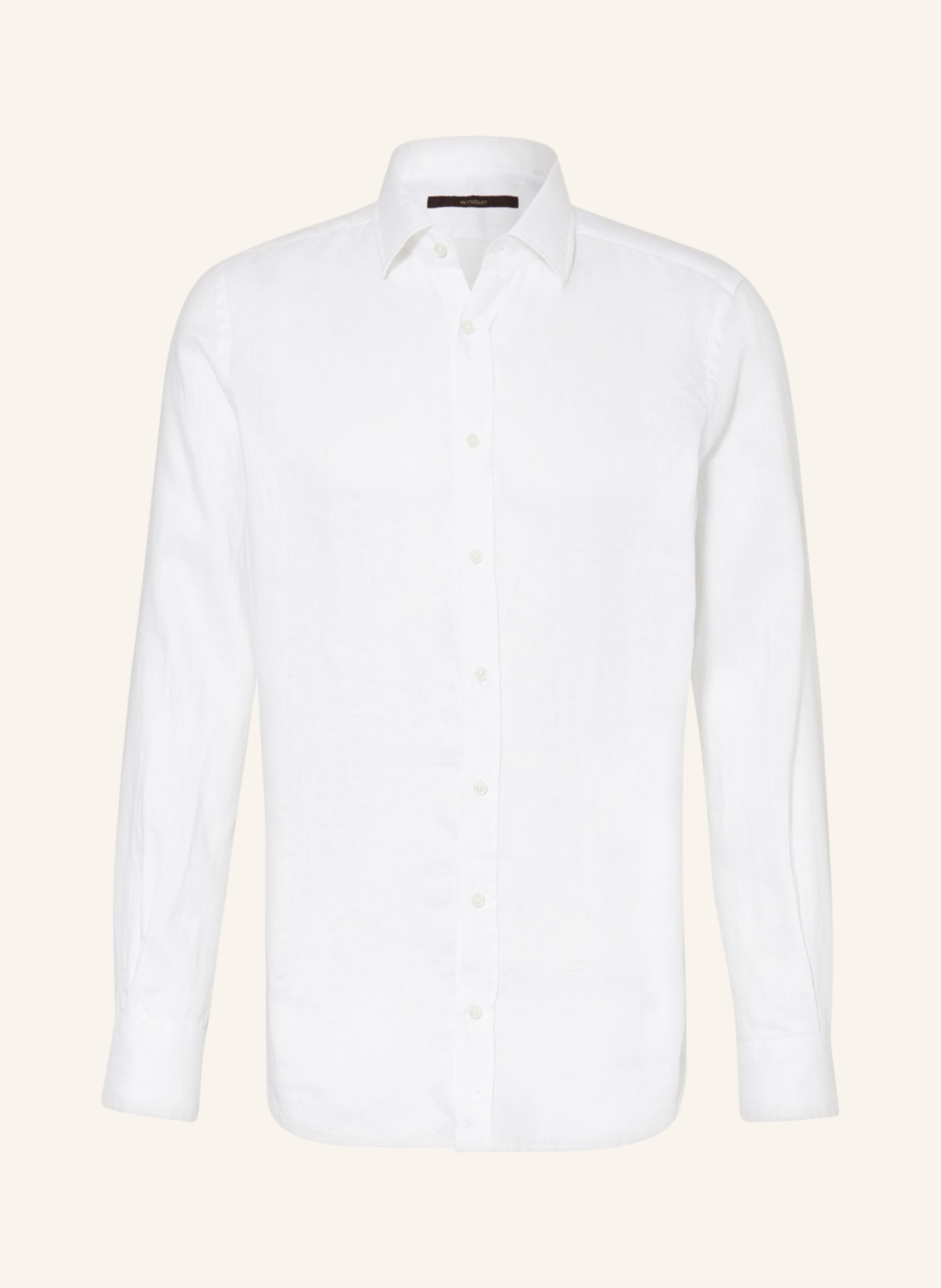 windsor. Linen shirt LAPO extra slim fit, Color: WHITE (Image 1)