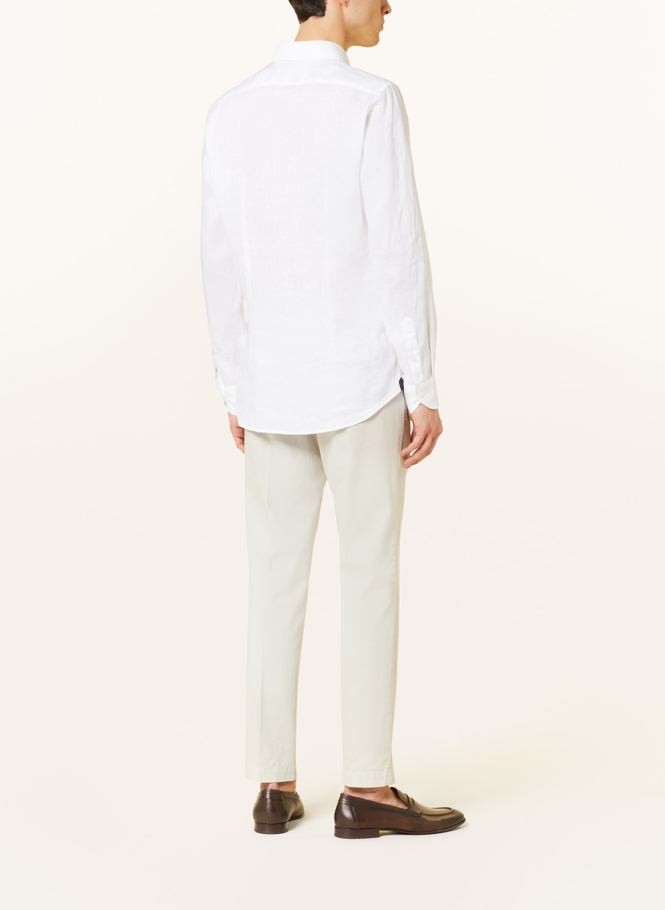 windsor. Linen shirt LAPO extra slim fit, Color: WHITE (Image 3)