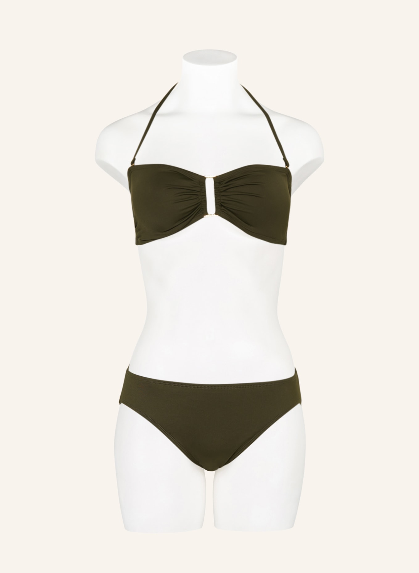 LAUREN RALPH LAUREN Basic bikini bottoms, Color: OLIVE (Image 2)
