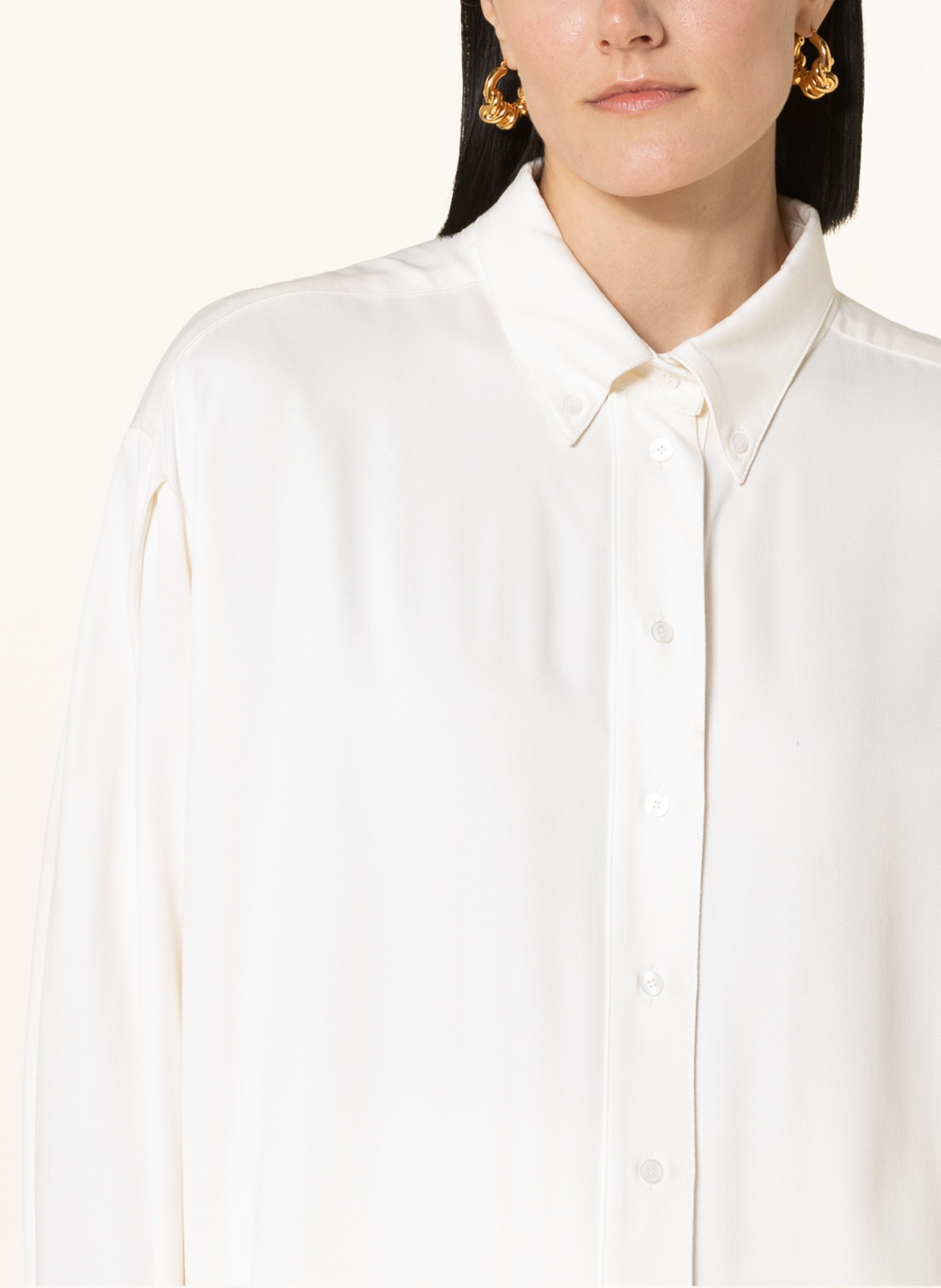 black palms Shirt blouse FELICIA, Color: CREAM (Image 4)