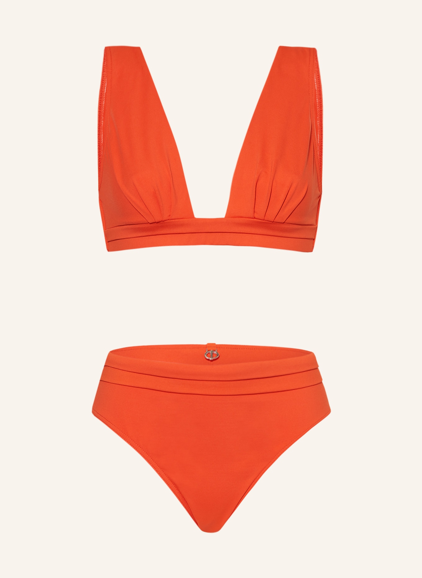 IODUS Bralette bikini MAIDER, Color: RED (Image 1)