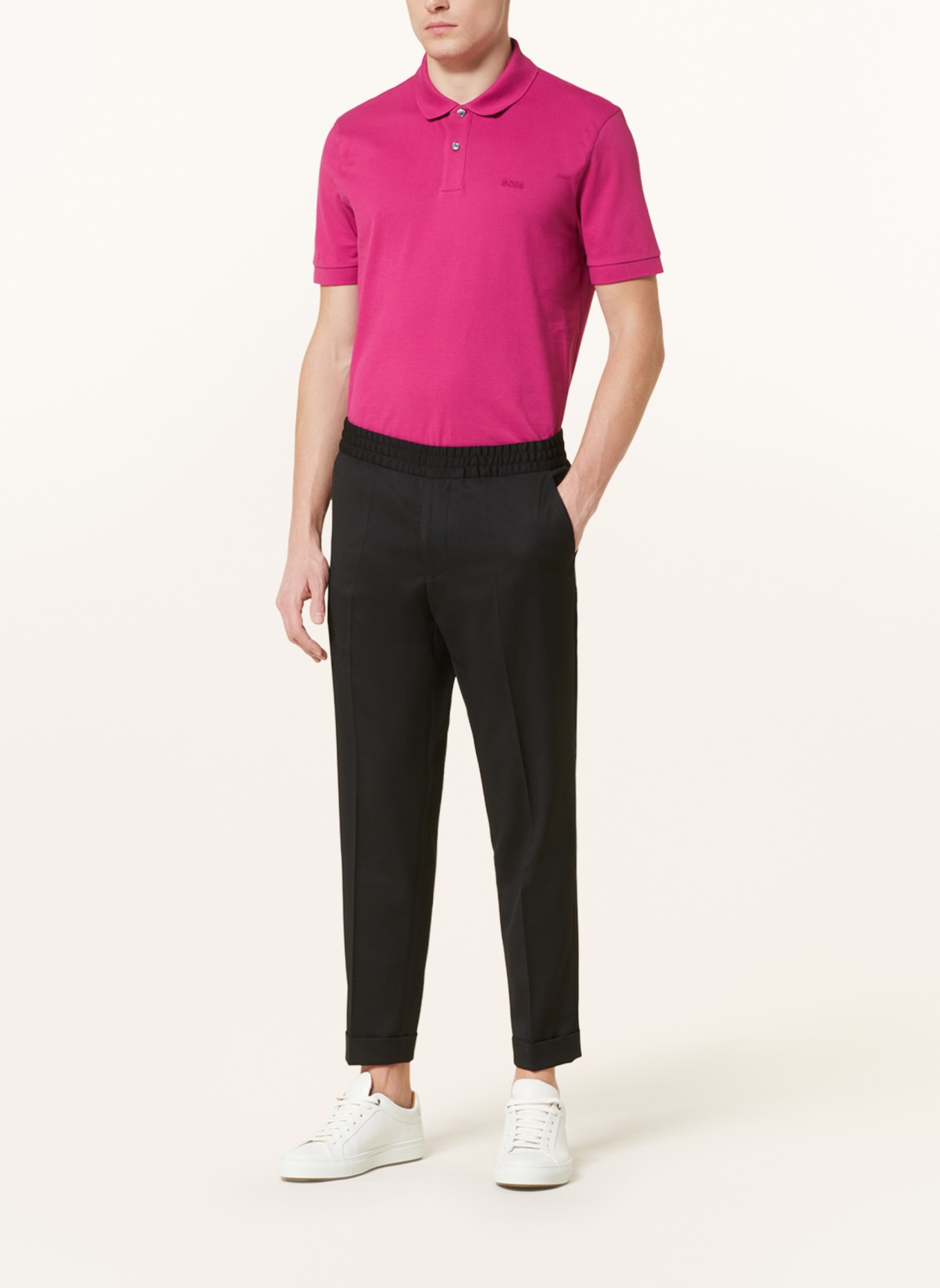 BOSS Piqué-Poloshirt PALLAS Regular Fit, Farbe: PINK (Bild 2)