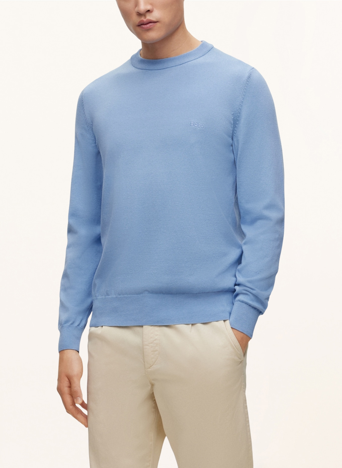 BOSS Sweater PACAS , Color: LIGHT BLUE (Image 4)