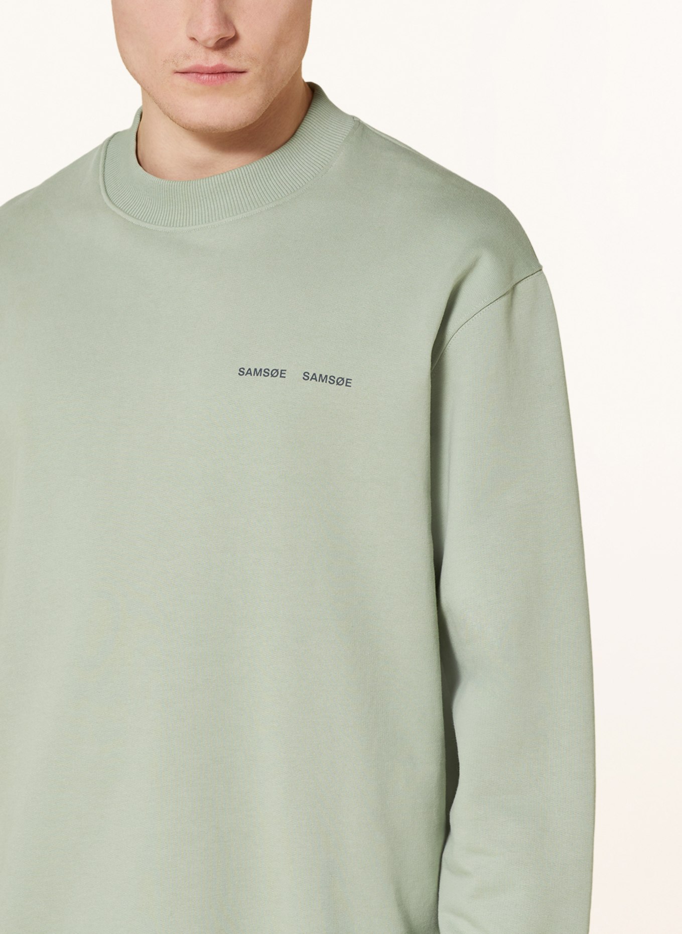 SAMSØE  SAMSØE Sweatshirt NORSBRO , Color: LIGHT GREEN (Image 4)