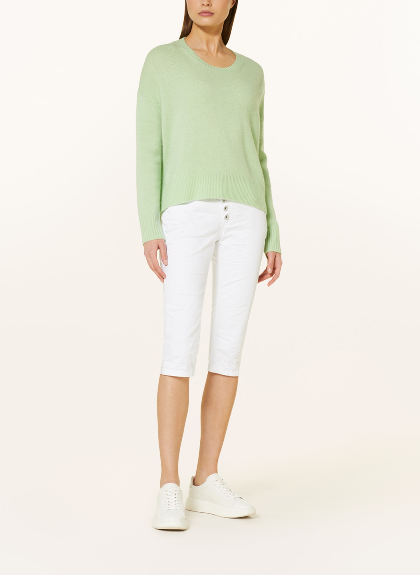 Buena Vista 3/4 trousers MALIBU, Color: WHITE (Image 2)