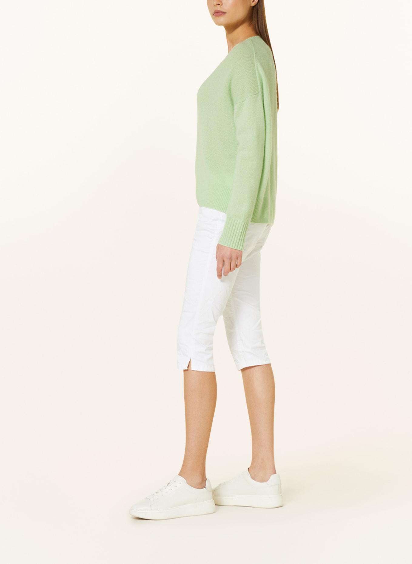Buena Vista 3/4 trousers MALIBU, Color: WHITE (Image 4)