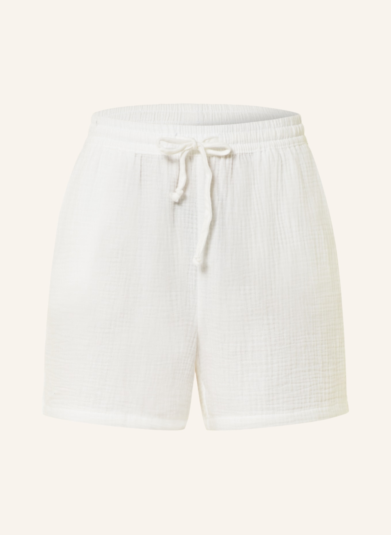 ONLY Muslin shorts, Color: WHITE (Image 1)