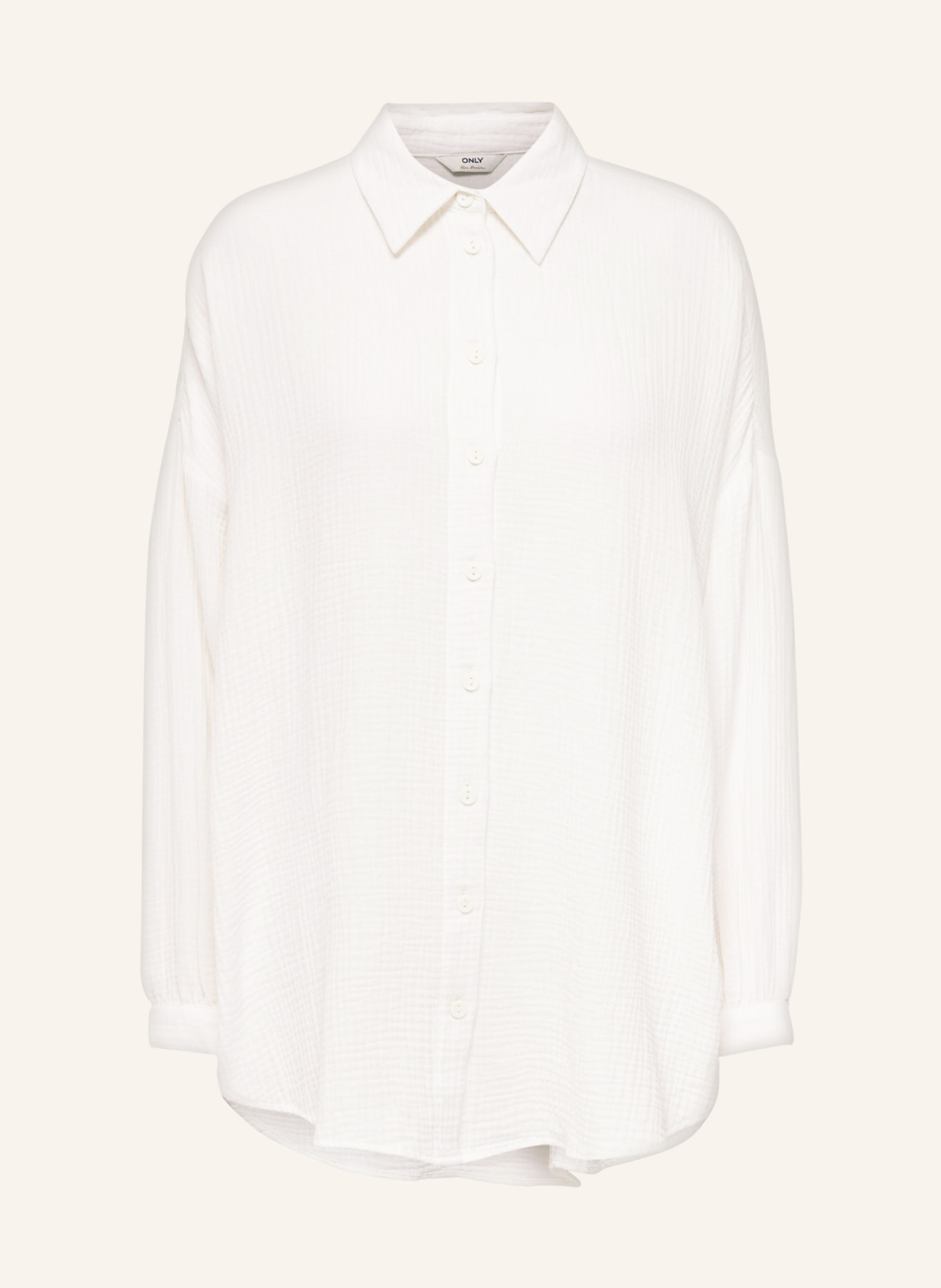 ONLY Oversized shirt blouse, Color: WHITE (Image 1)