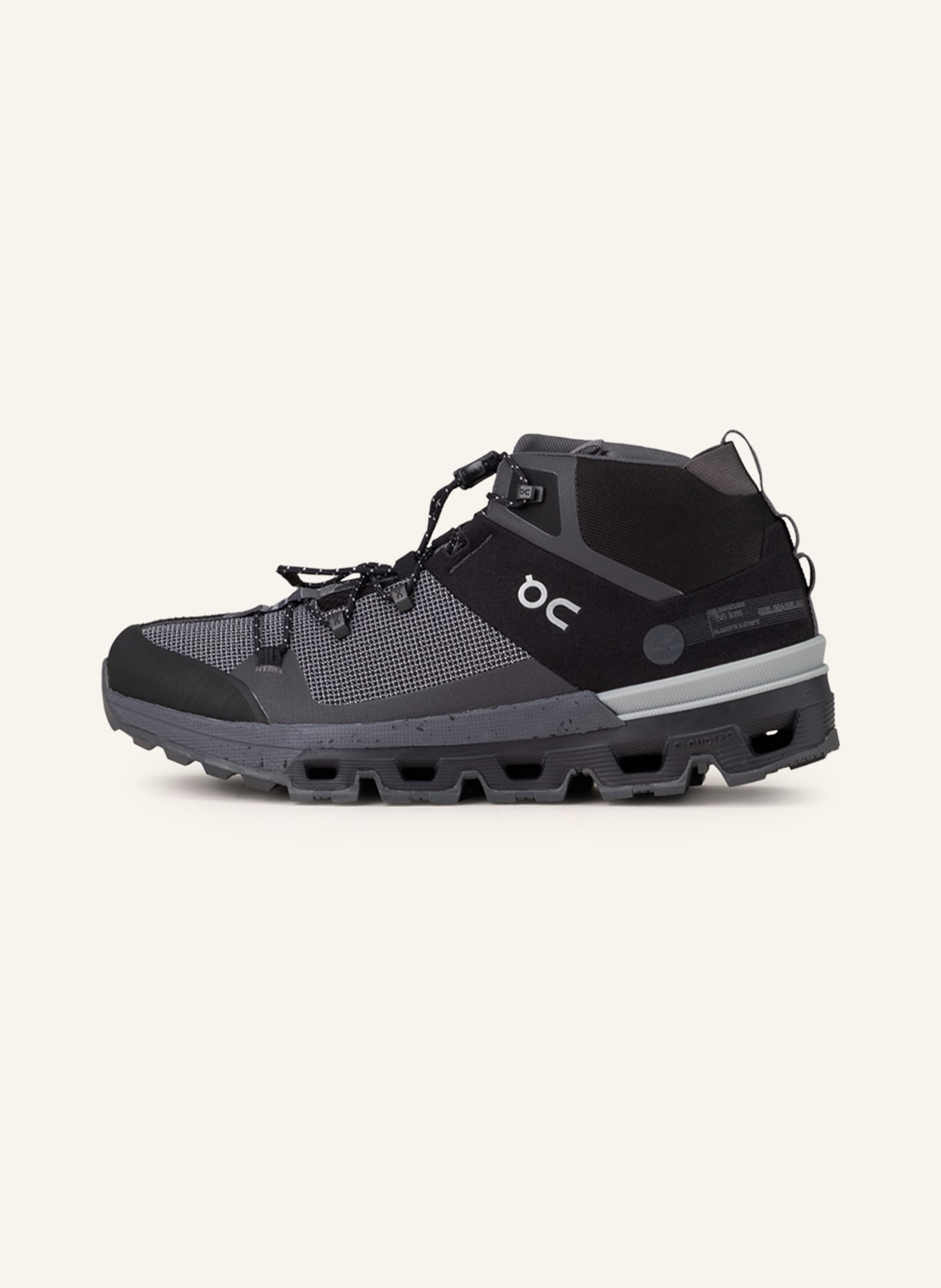 On Multifunctional shoes CLOUDTRAX, Color: BLACK/ DARK GRAY (Image 4)