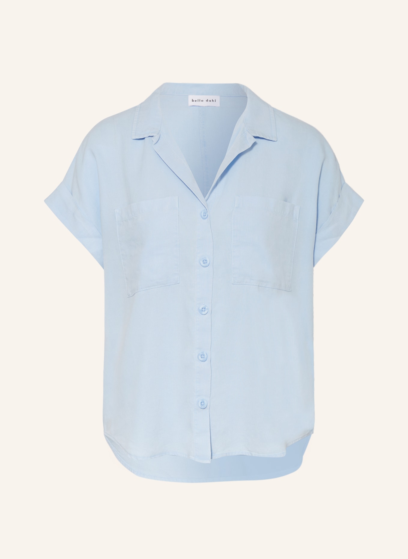 bella dahl Blouse-style shirt , Color: LIGHT BLUE (Image 1)