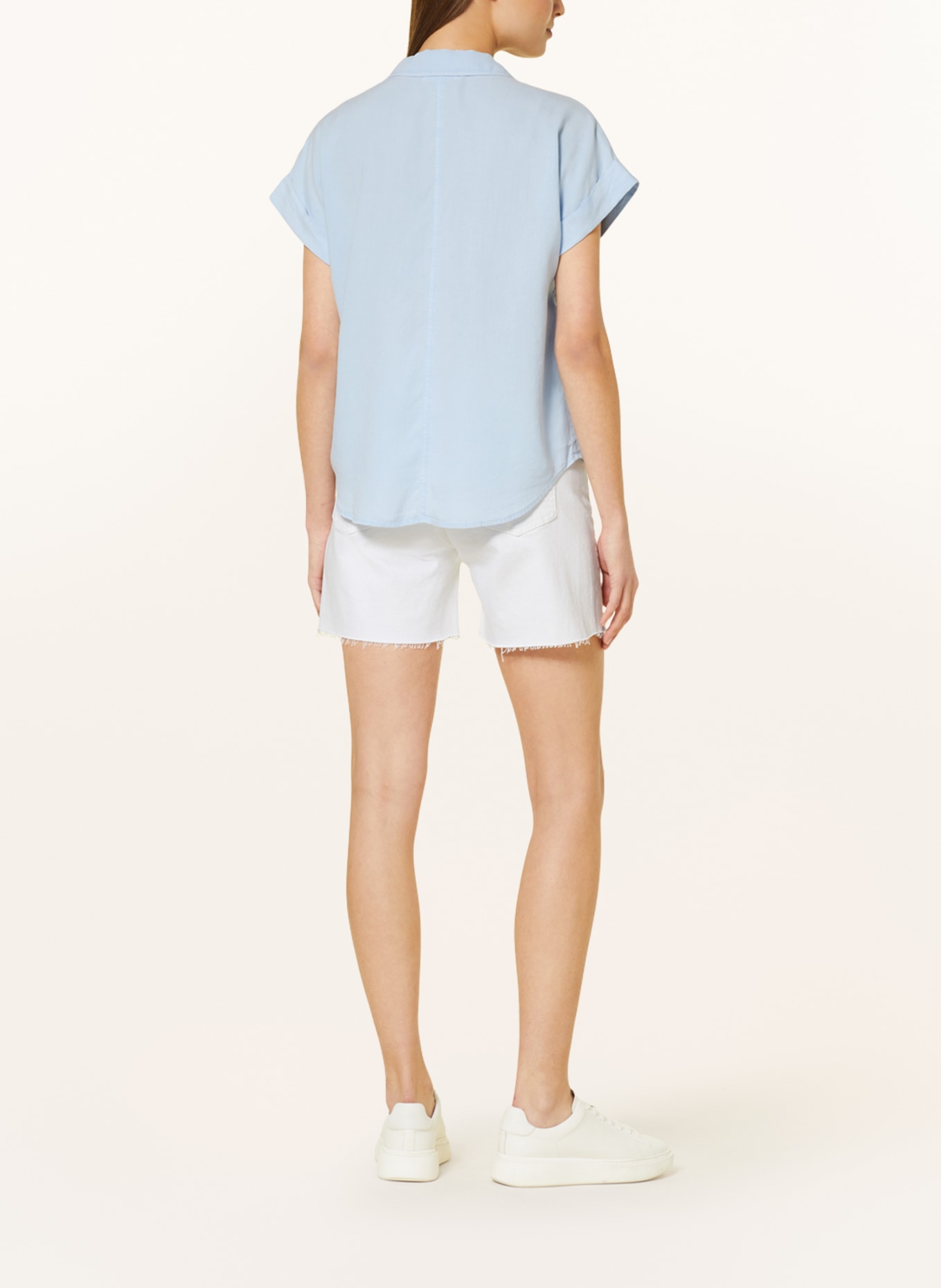 bella dahl Blouse-style shirt , Color: LIGHT BLUE (Image 3)