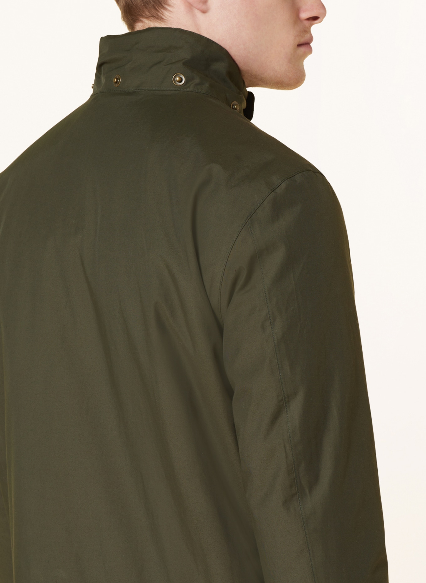 Barbour Rain jacket with detachable hood, Color: OLIVE (Image 6)