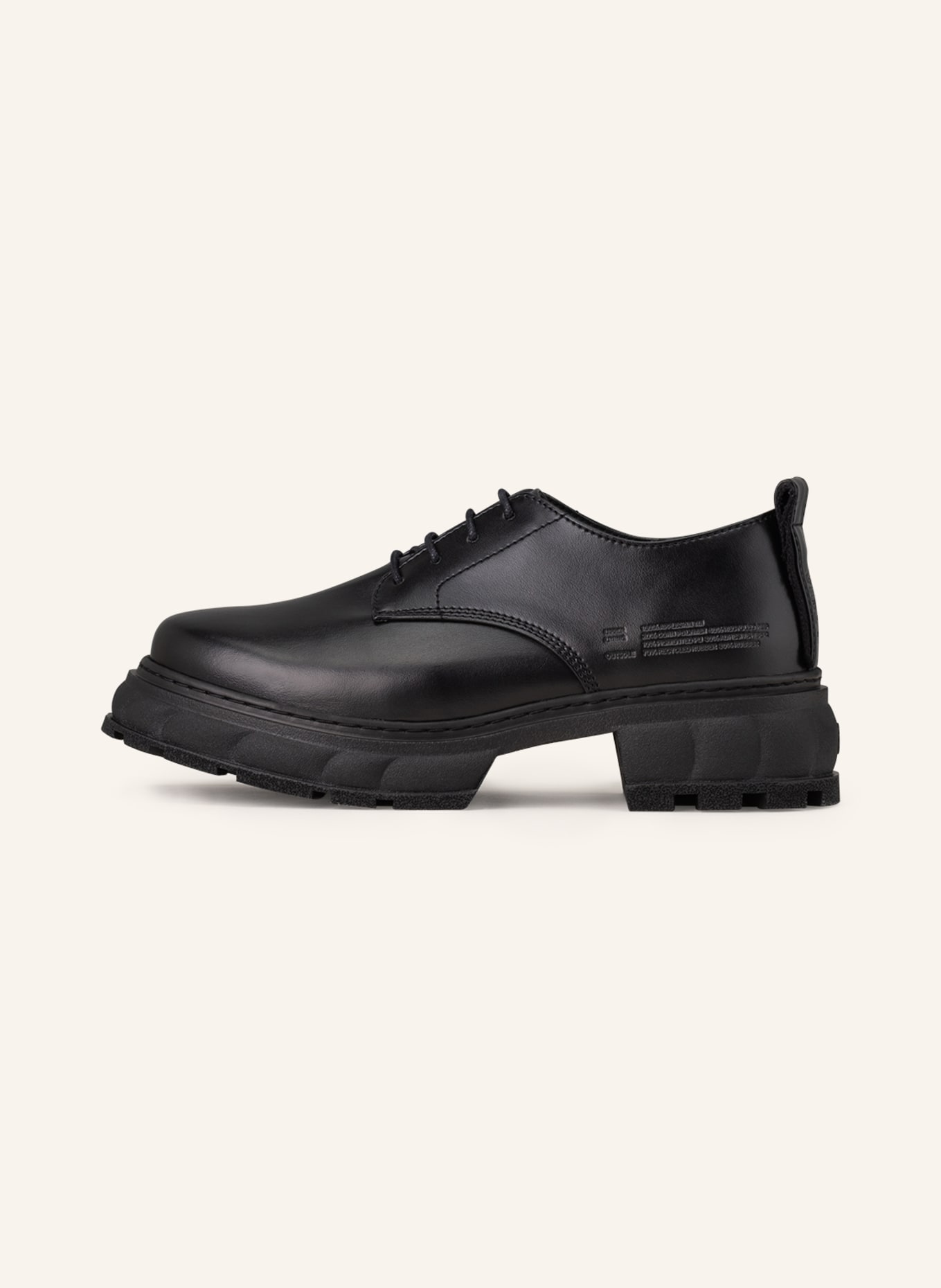 VIRÒN Lace-up shoes DERBY APPLESKIN, Color: BLACK (Image 4)
