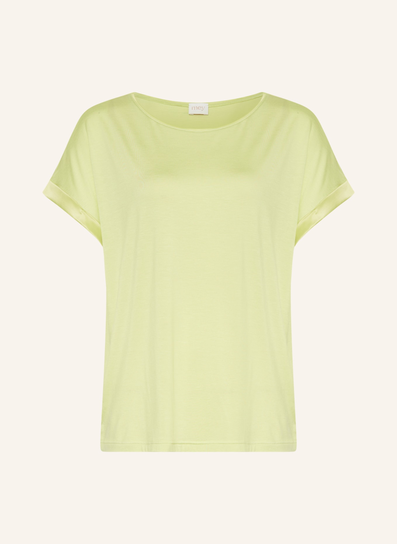 mey Pajama shirt ALENA series, Color: LIGHT GREEN (Image 1)