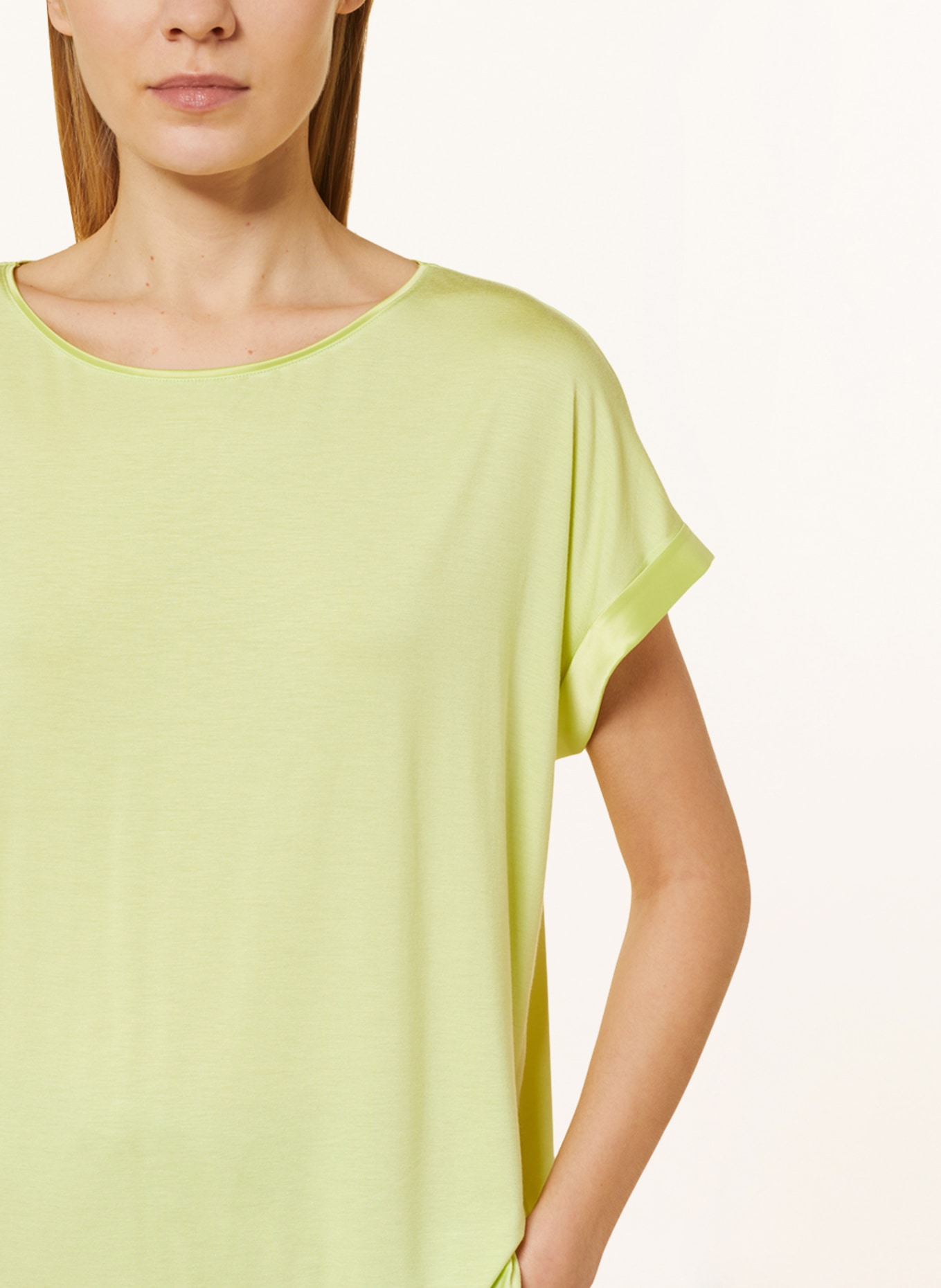 mey Pajama shirt ALENA series, Color: LIGHT GREEN (Image 4)