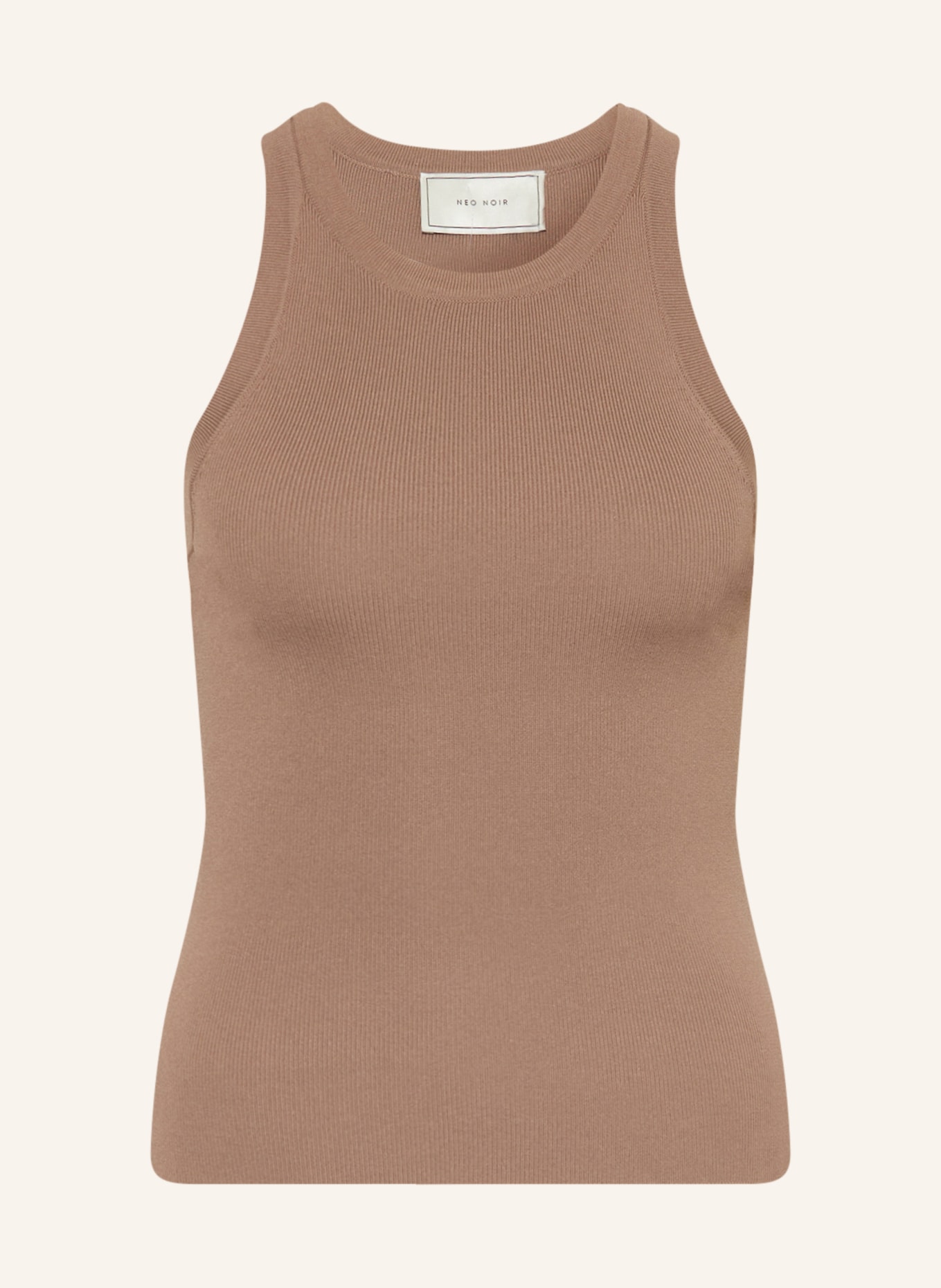 NEO NOIR Knit top WILLY, Color: BEIGE (Image 1)