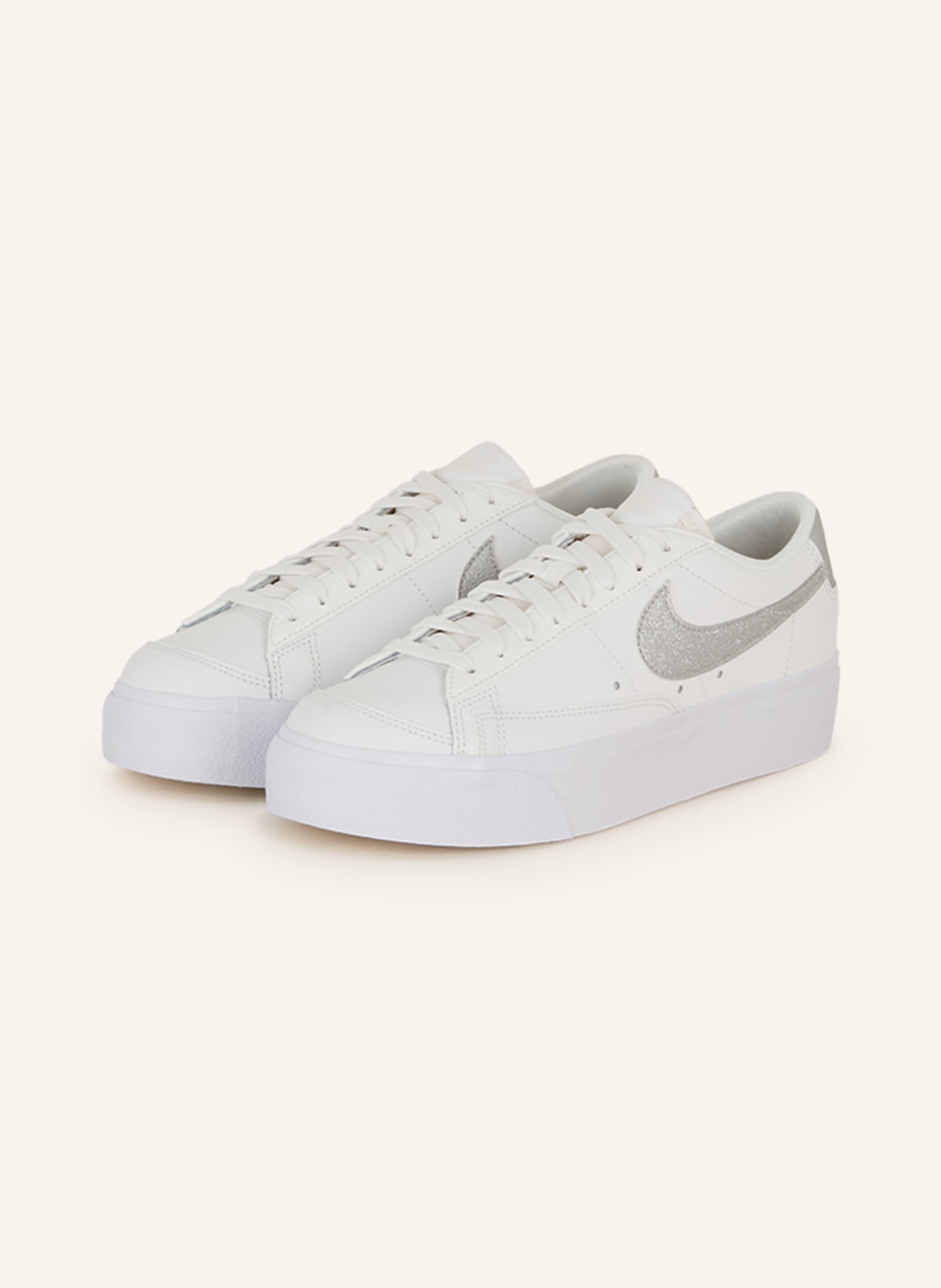 Nike Sneakers BLAZER LOW, Color: WHITE (Image 1)