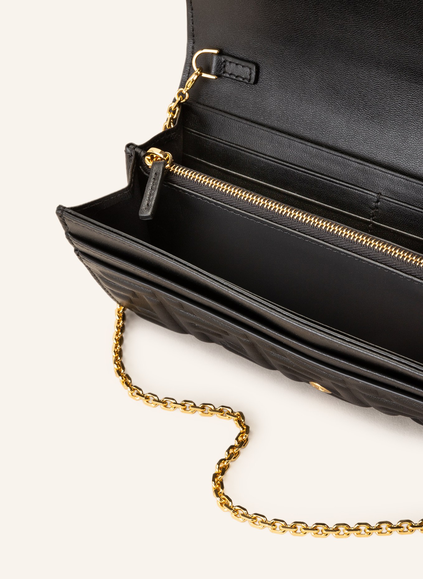 FENDI Geldbörse CONTINENT zum Umhängen: SCHWARZ