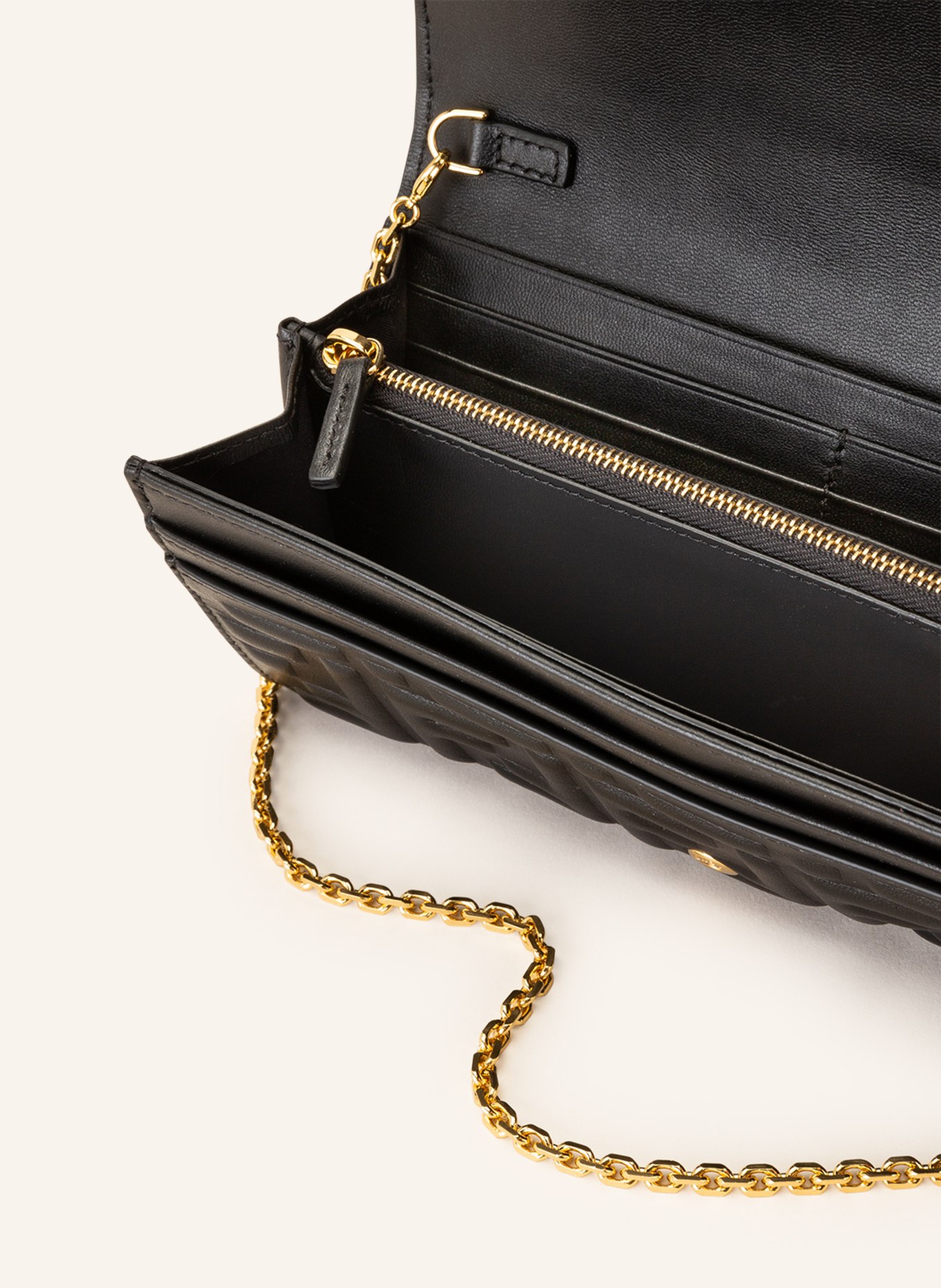 FENDI Geldbörse CONTINENT zum Umhängen: SCHWARZ