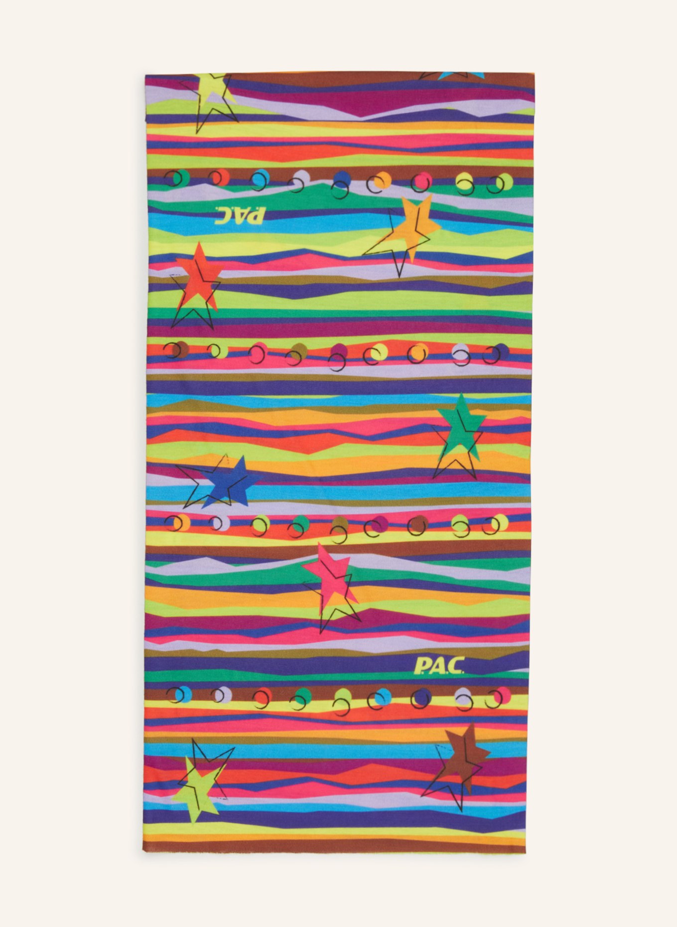 P.A.C. Multifunkční šátek STELLAR, Barva: ZELENÁ/ HNĚDÁ/ FUCHSIOVÁ (Obrázek 1)