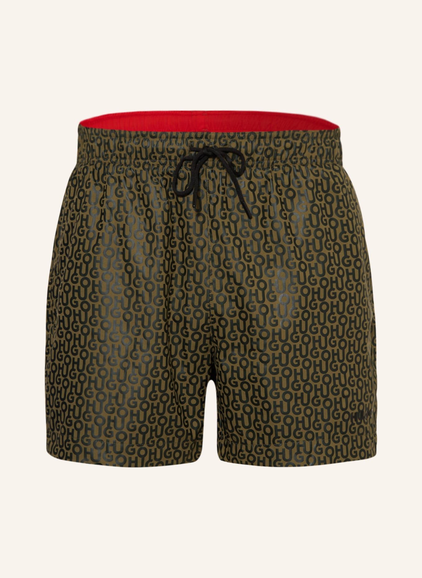 Hugo boss sale green swim shorts
