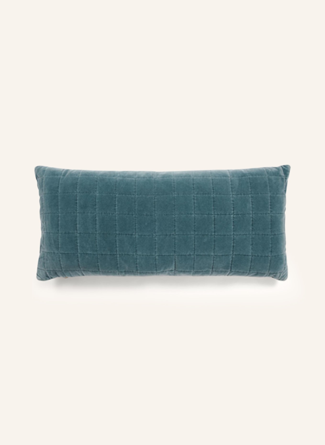ESSENZA Decorative cushion JULIA made of velvet, Color: TEAL (Image 1)