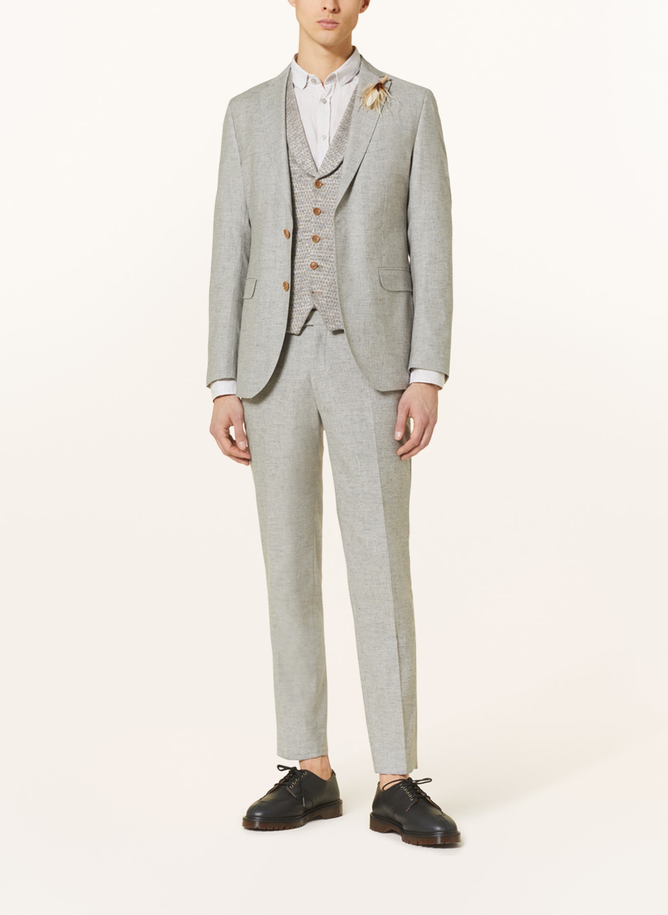 CG - CLUB of GENTS Suit trousers CG PACO slim fit, Color: LIGHT GRAY (Image 2)