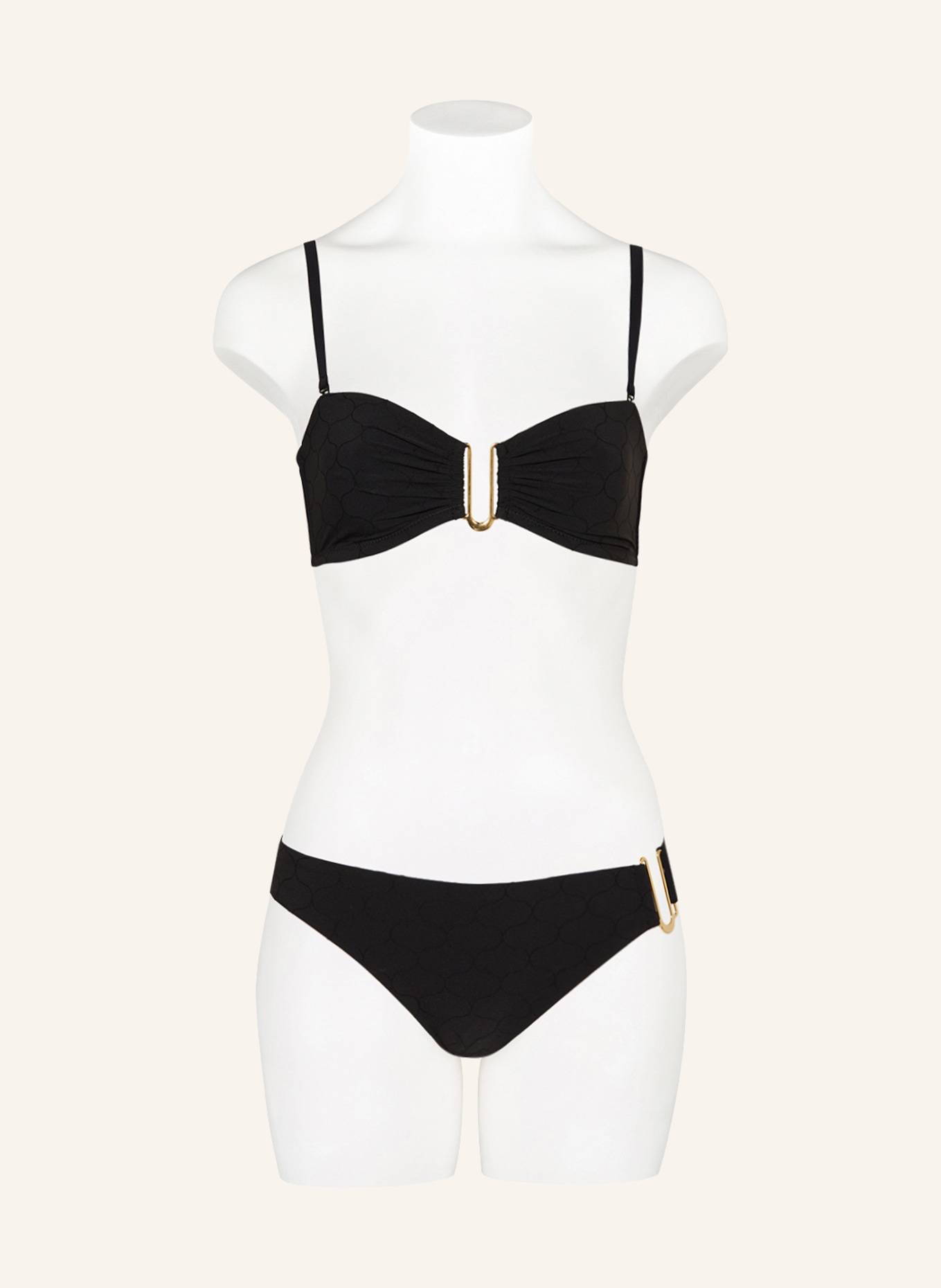 CHANTELLE Bralette bikini top GLOW, Color: BLACK (Image 2)