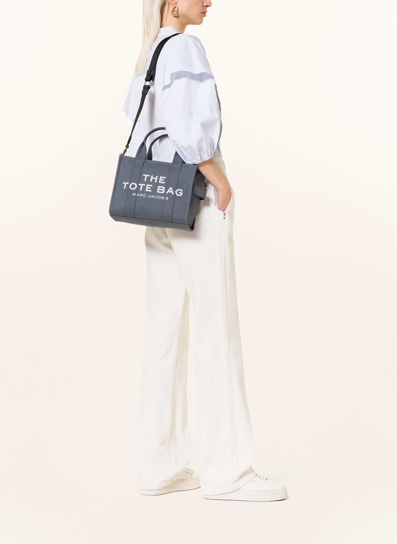 MARC JACOBS Crossbody bag THE SMALL TOTE BAG, Color: BLUE GRAY (Image 5)