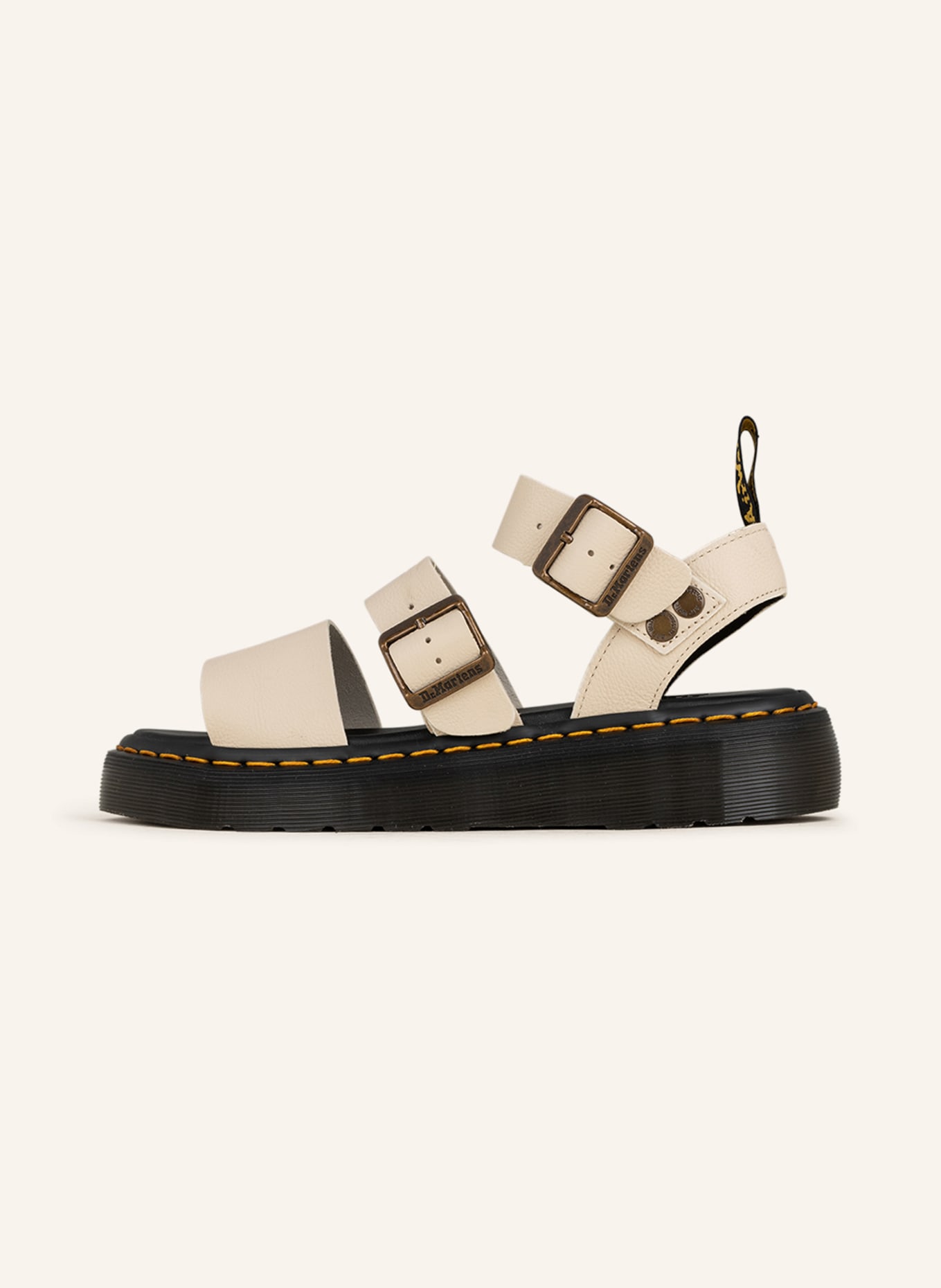 Dr. Martens Platform sandals GRYPHON QUAD, Color: BEIGE (Image 4)