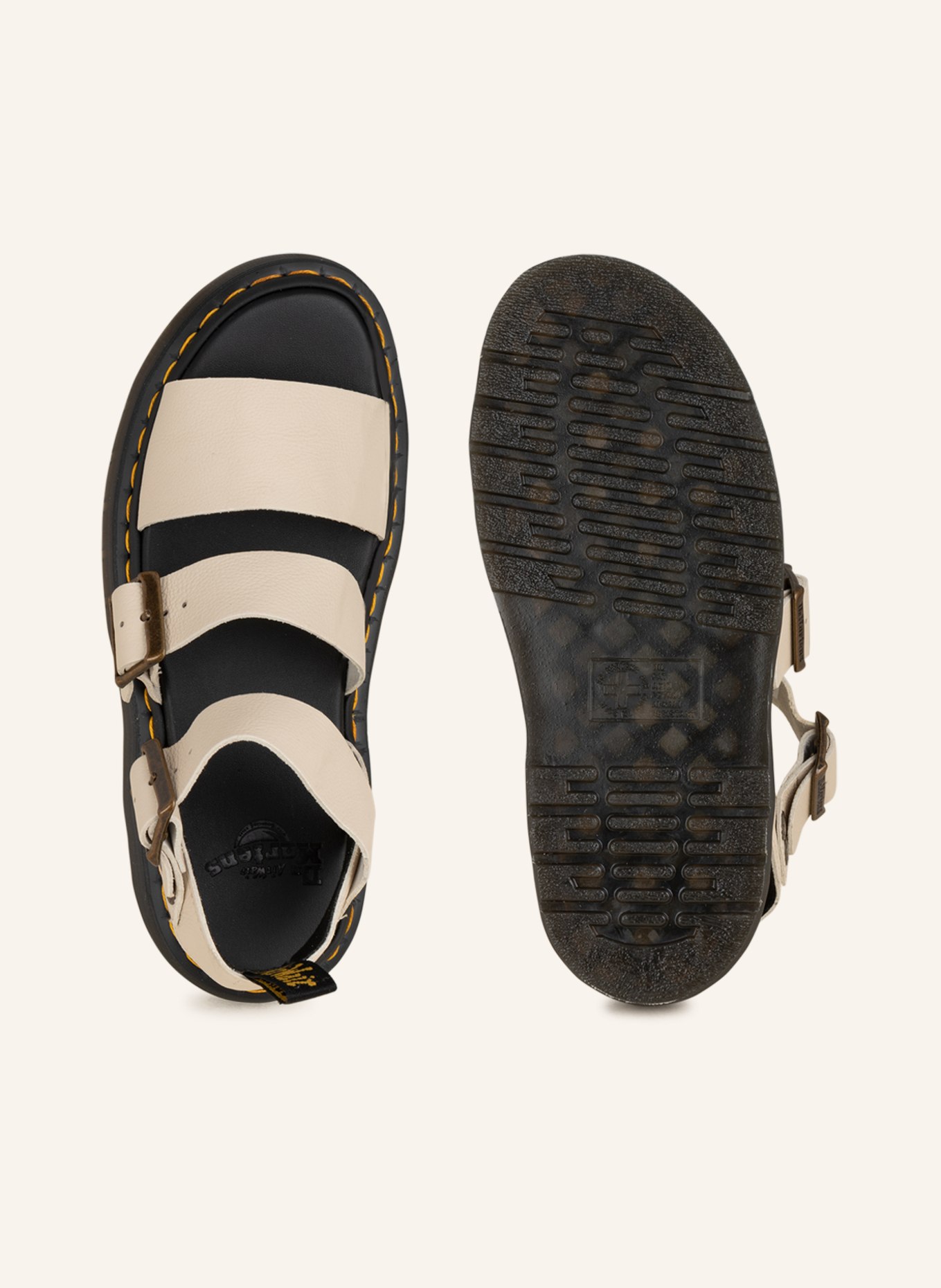 Dr. Martens Platform sandals GRYPHON QUAD, Color: BEIGE (Image 5)