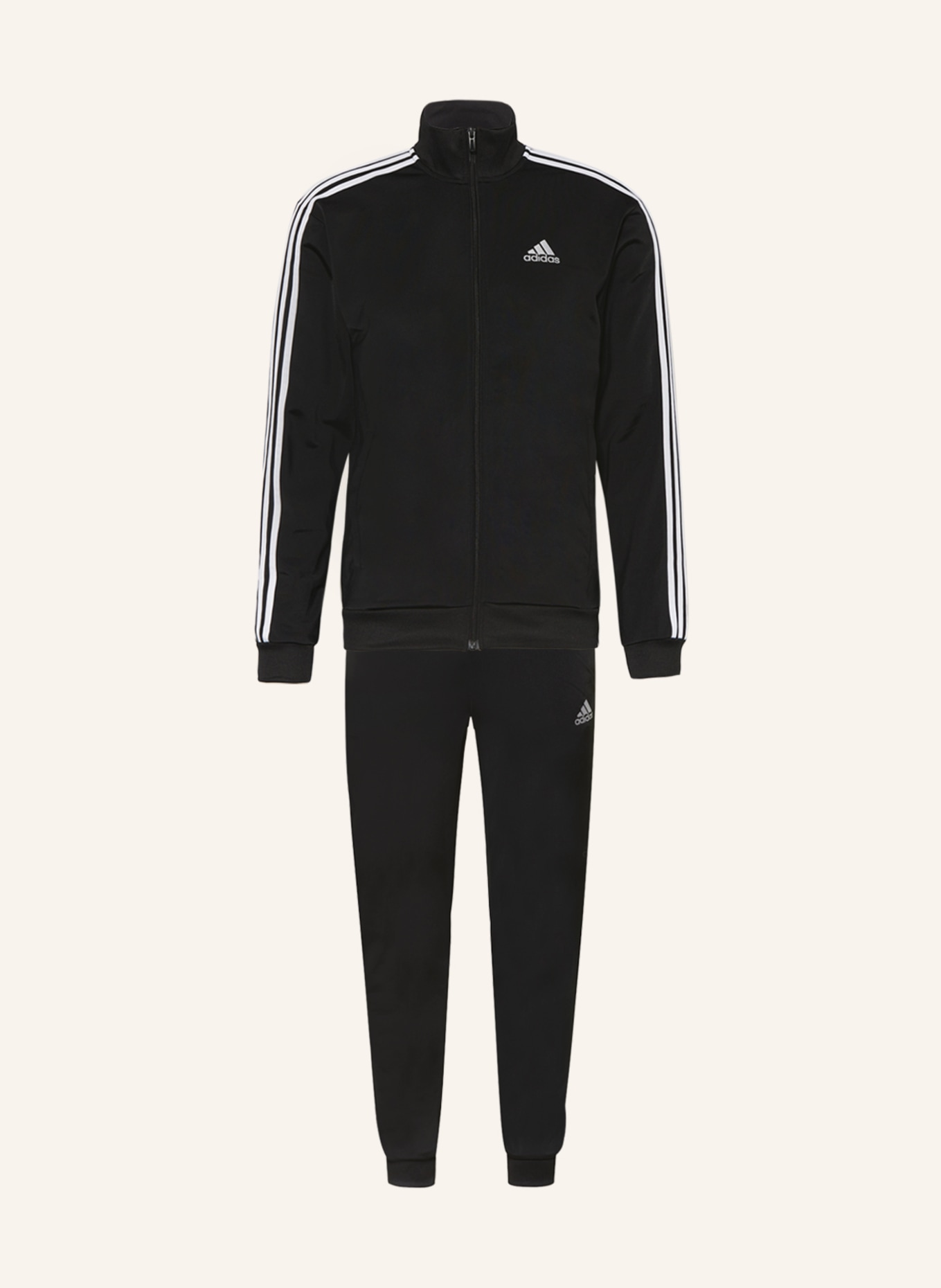 adidas Trainingsanzug BASIC, Farbe: SCHWARZ (Bild 1)