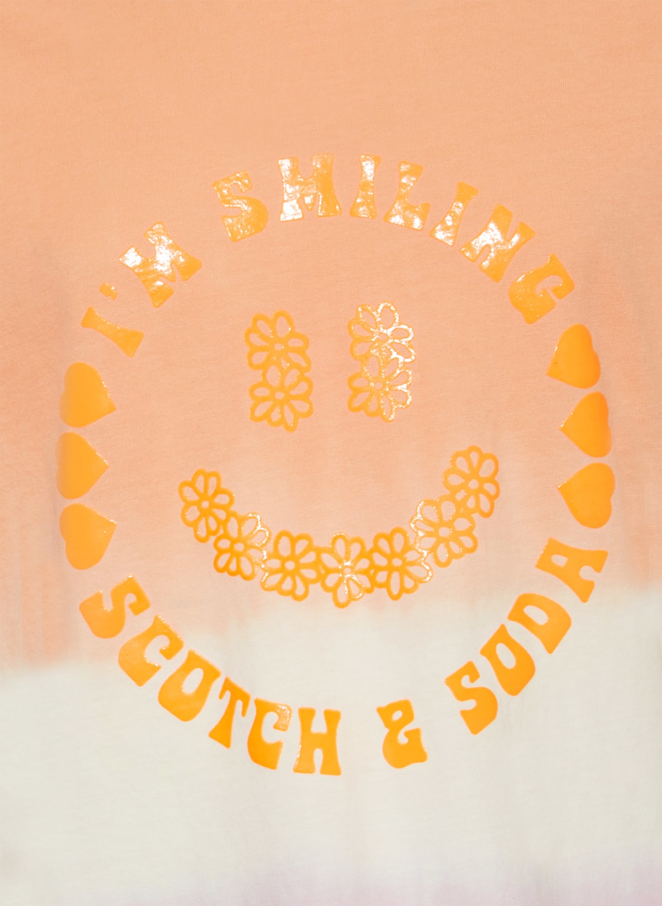 SCOTCH & SODA T-shirt, Kolor: BIAŁY/ POMARAŃCZOWY/ LILA (Obrazek 3)