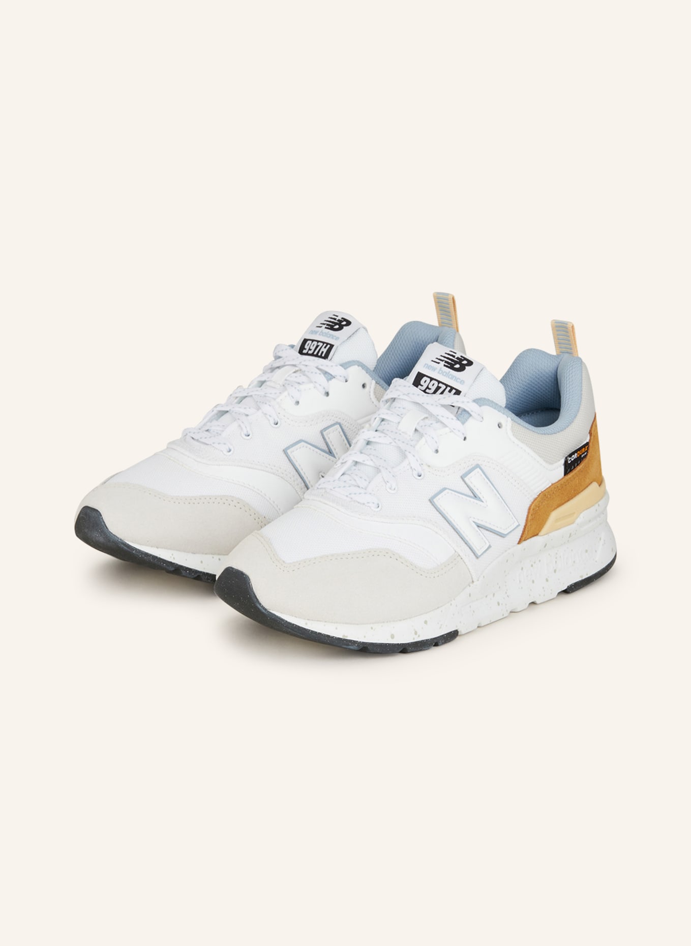 balance Sneakers 997 in white/ light gray/ cognac | Breuninger