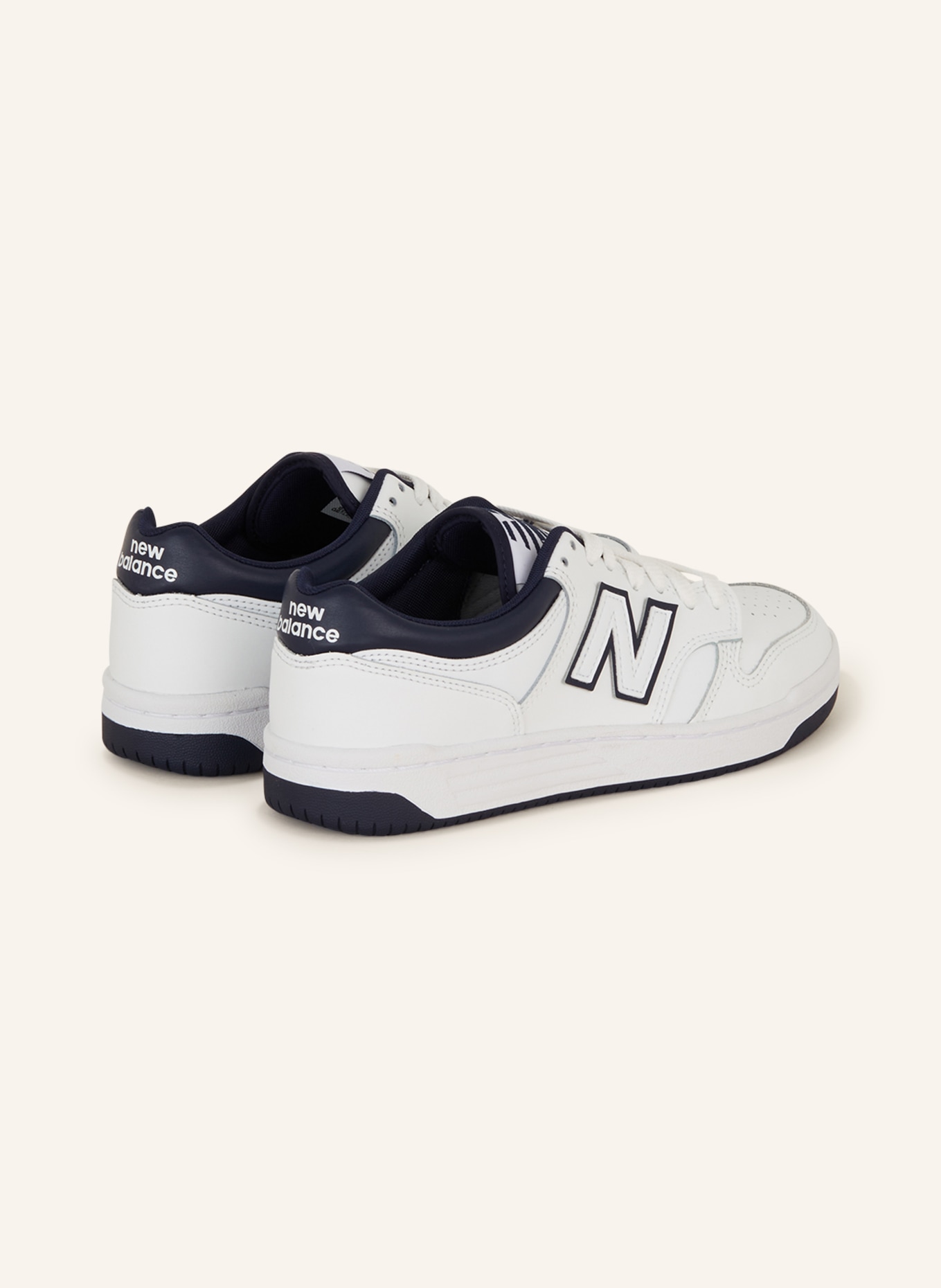 new balance Sneakers 480, Color: WHITE/ DARK BLUE (Image 2)