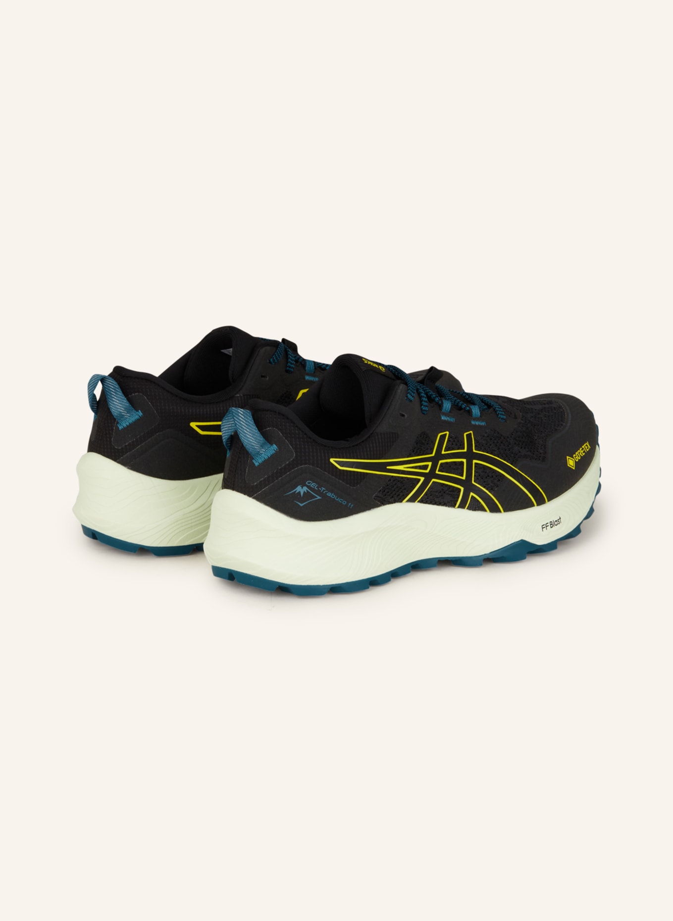 ASICS Trail running shoes GEL-TRABUCO™ 11 GTX, Color: BLACK/ YELLOW (Image 2)