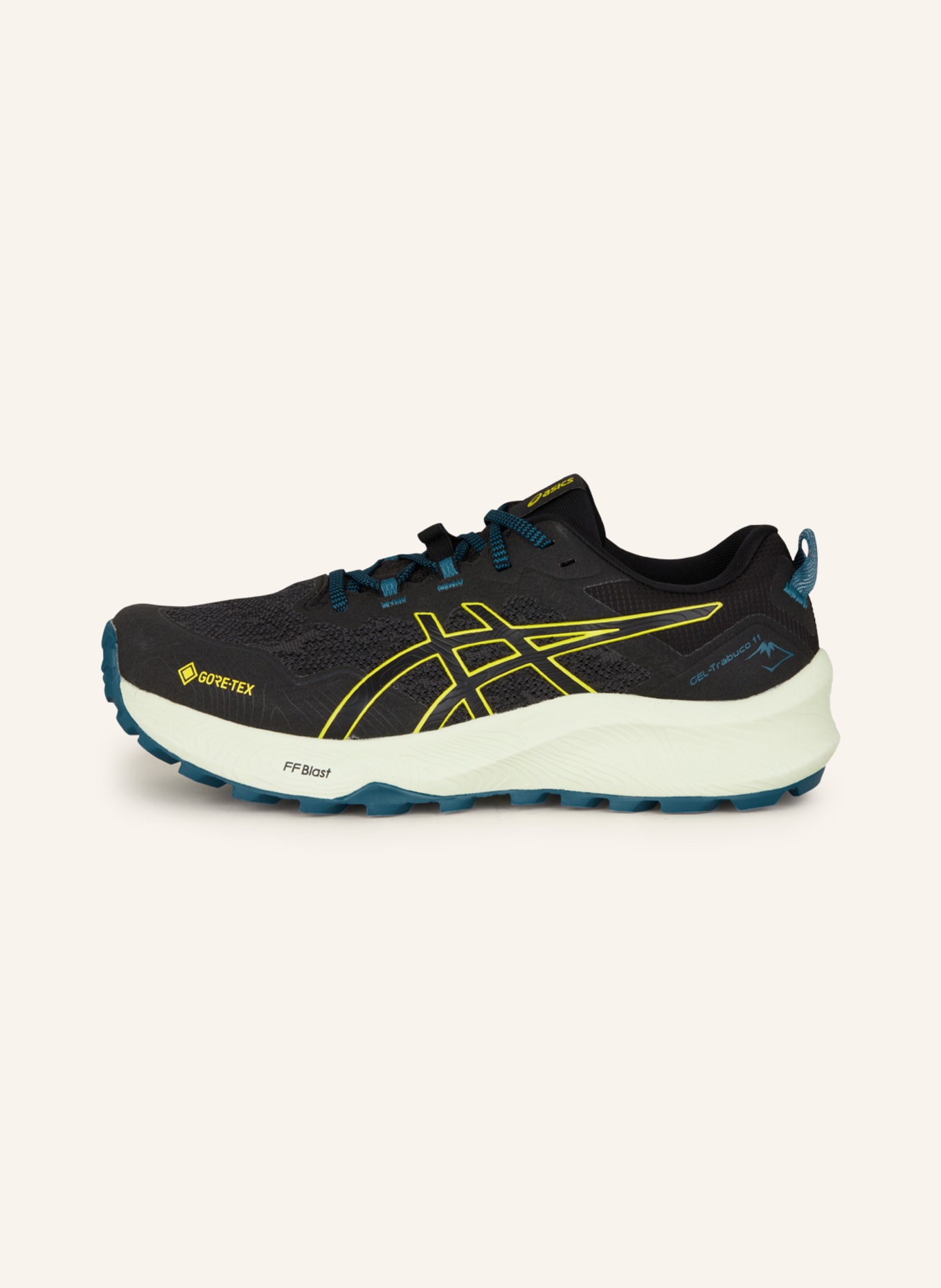 ASICS Trail running shoes GEL-TRABUCO™ 11 GTX, Color: BLACK/ YELLOW (Image 4)