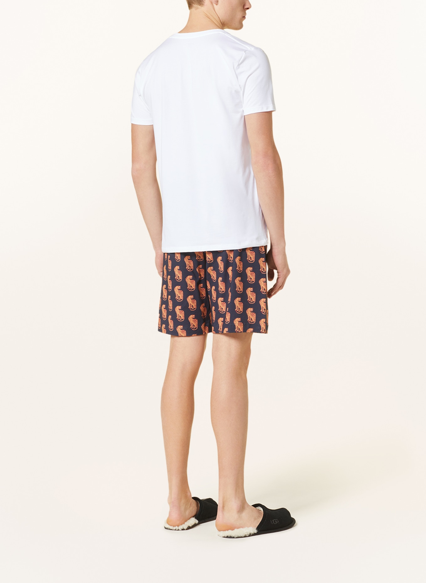 mey Pajama shirt series DRY COTTON COLOUR, Color: WHITE (Image 3)