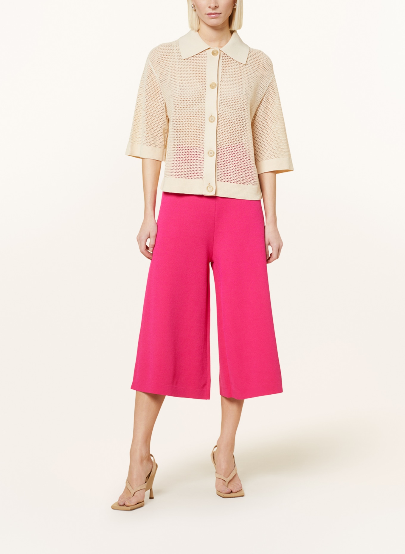 CLOSED Knit culottes, Color: PINK (Image 2)