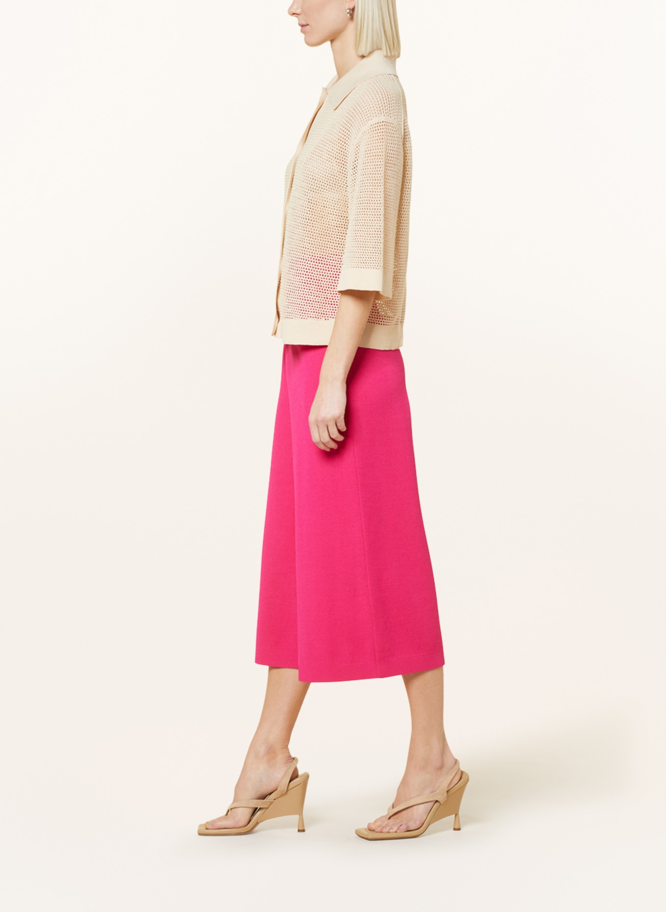 CLOSED Knit culottes, Color: PINK (Image 4)